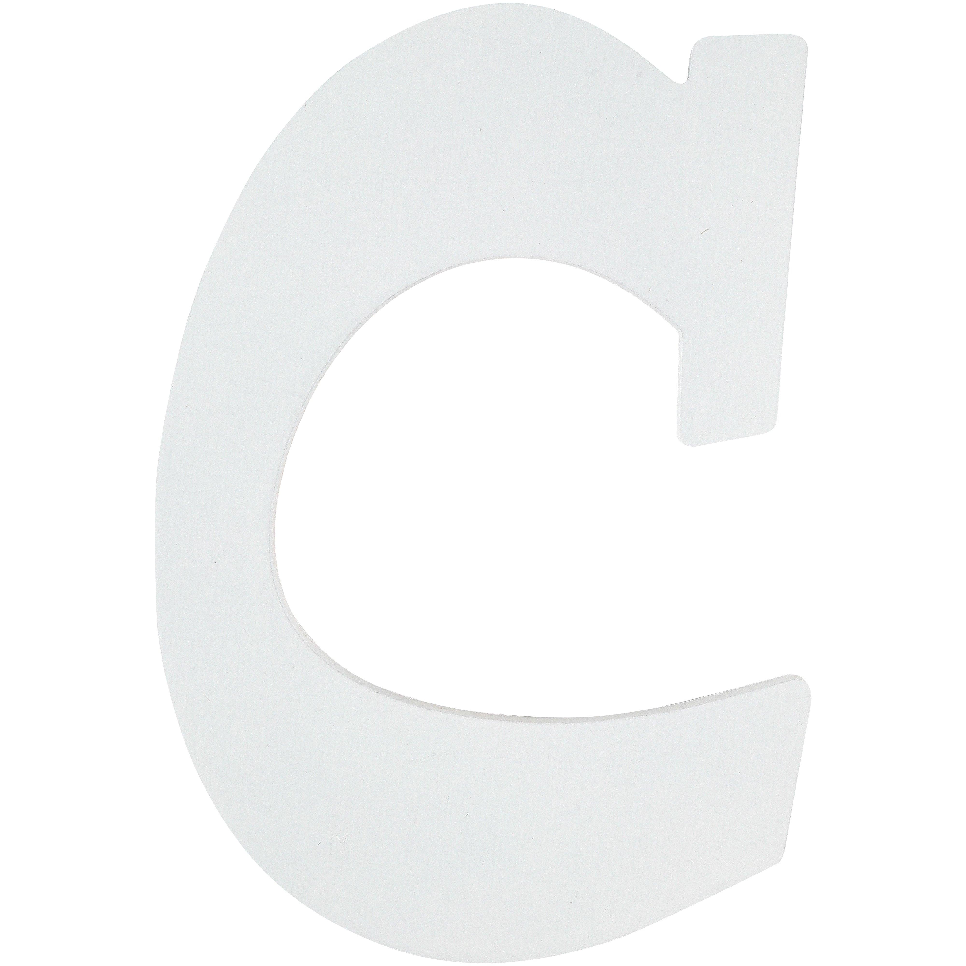 Letter C, White Wood Wall Decor, 9 Inches | Mardel | 3414570