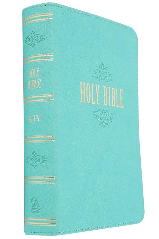 KJV Compact Large Print Bible, Imitation Leather, Multiple Colors ...