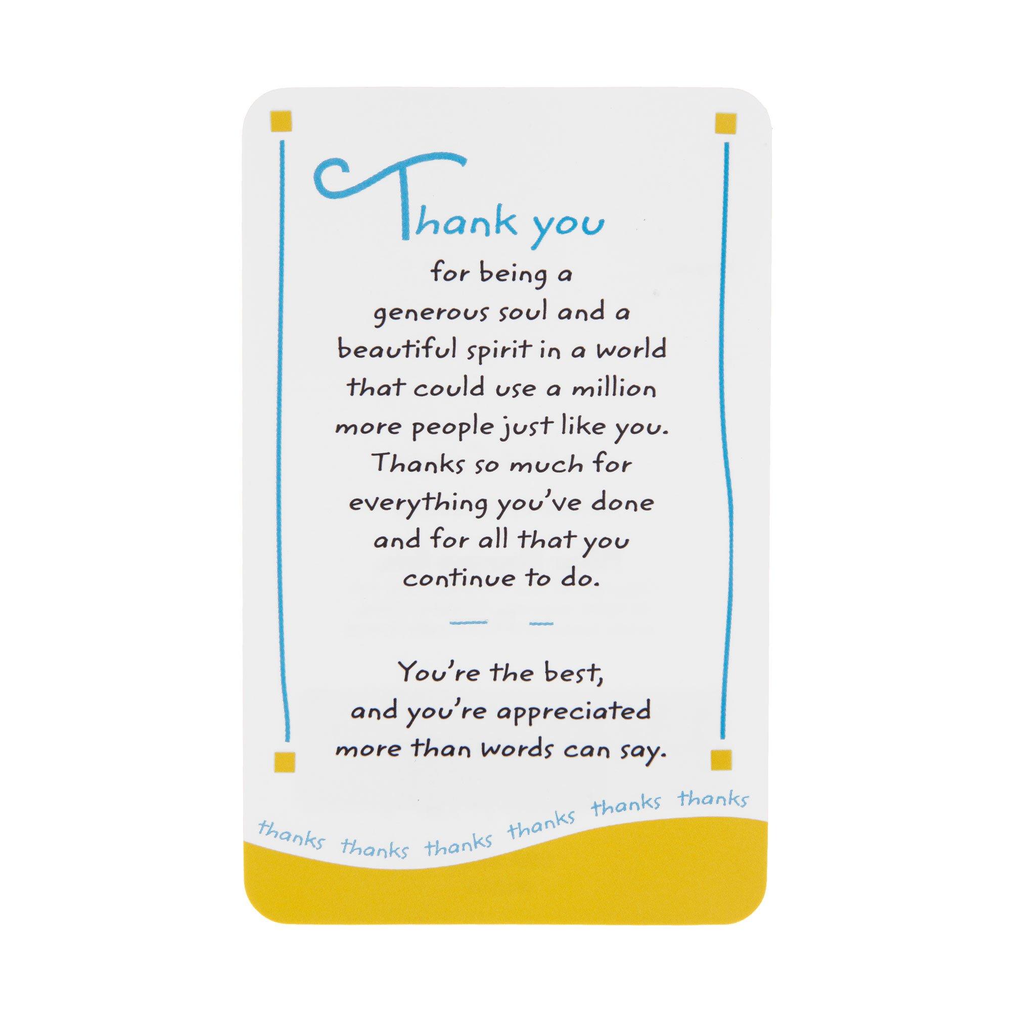 Thank You Notes For Generosity