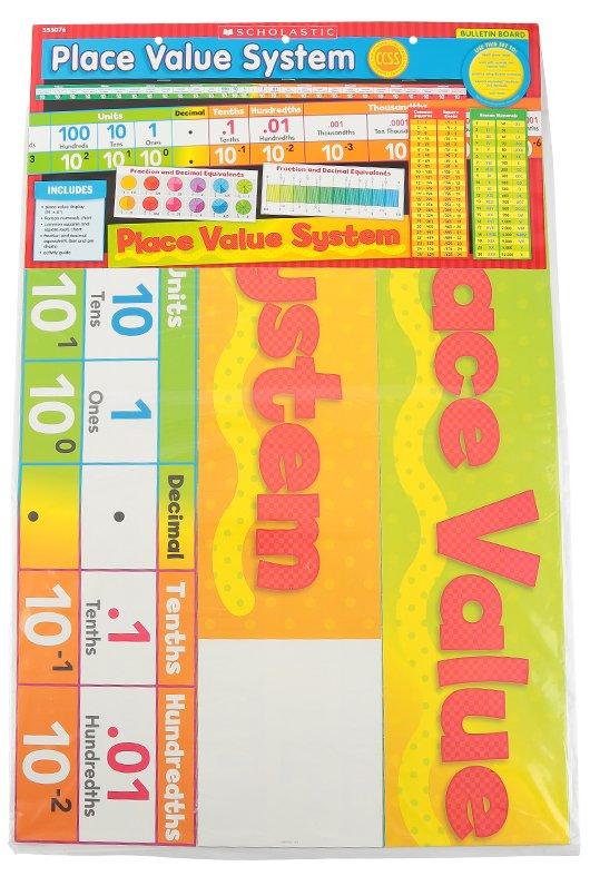Place Value System Bulletin Board Set, 7 Pieces, Grades PreK-5 | Mardel ...