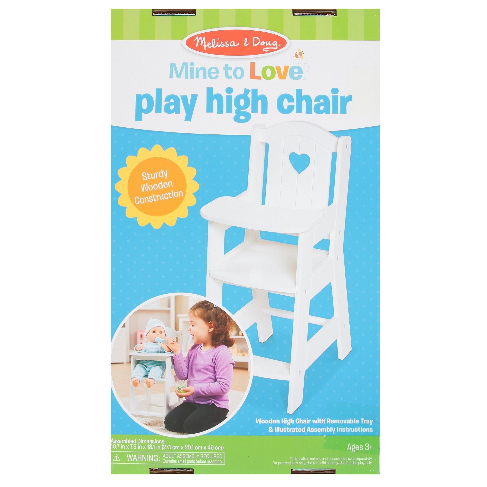 Melissa and doug high chair sale