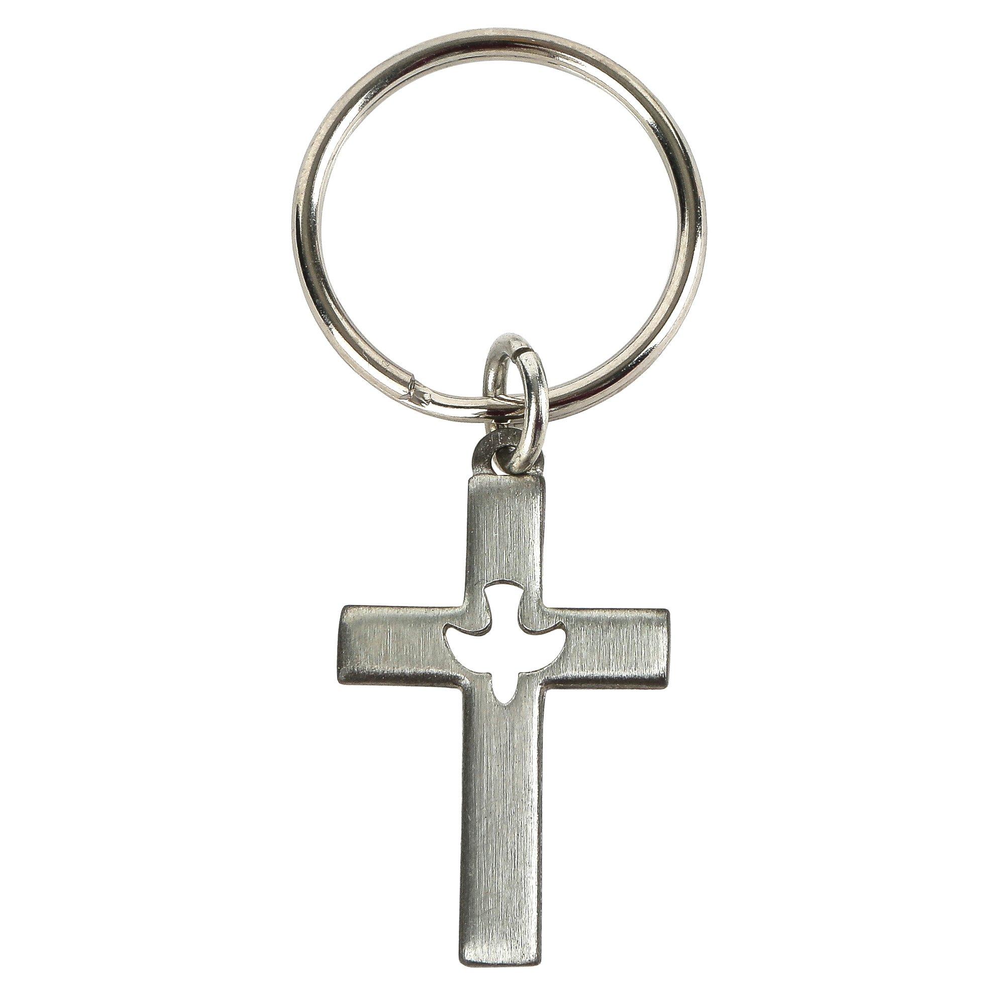 H.J. Sherman, Confirmation Key Ring, Silver, 1 x 1 1/2 inches | Mardel ...