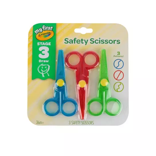 Safety Scissors Set of 3 Safety Scissors Set of 3