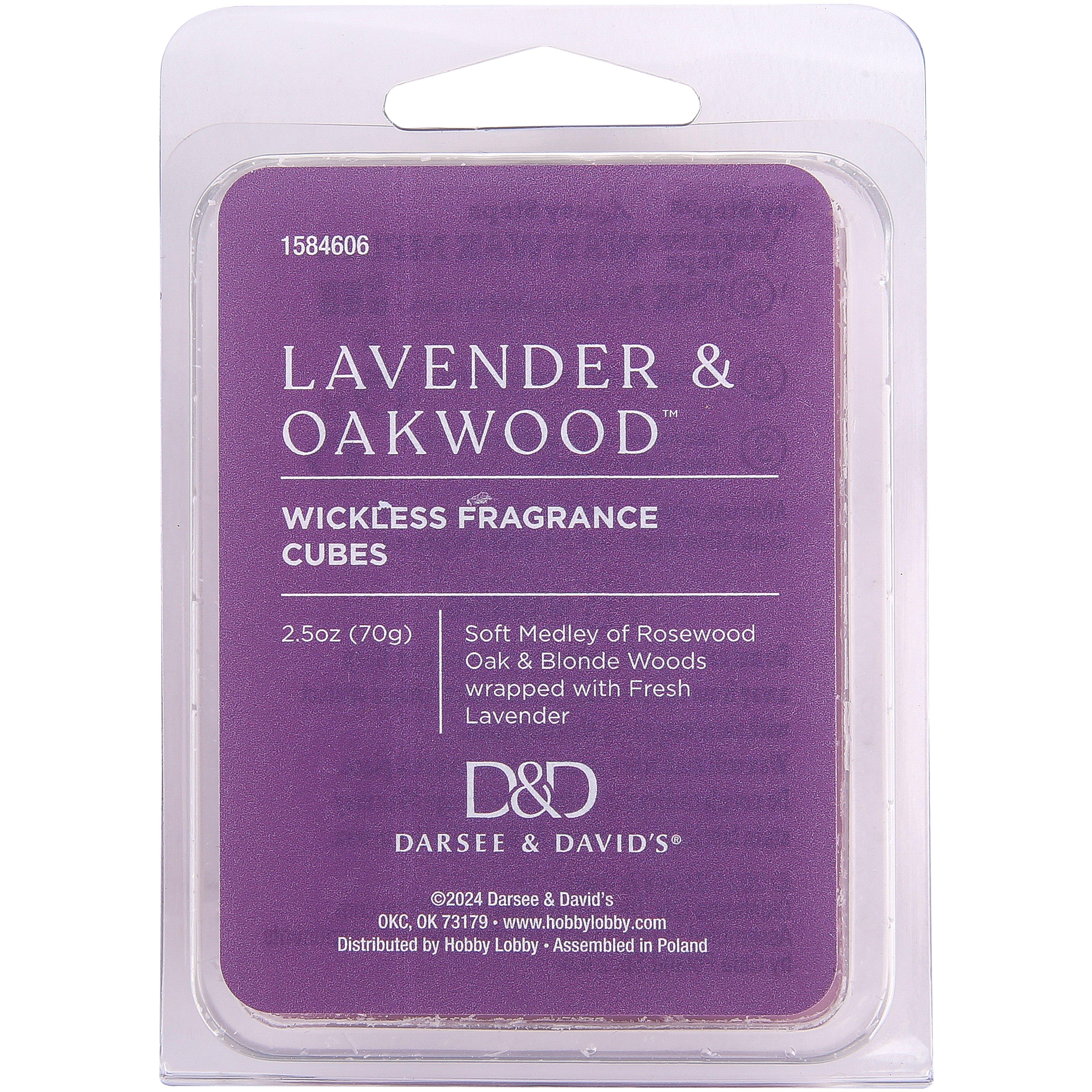 Lavender & Oakwood Scented Wax Melts, by D&D, 2.5 Ounces | Mardel