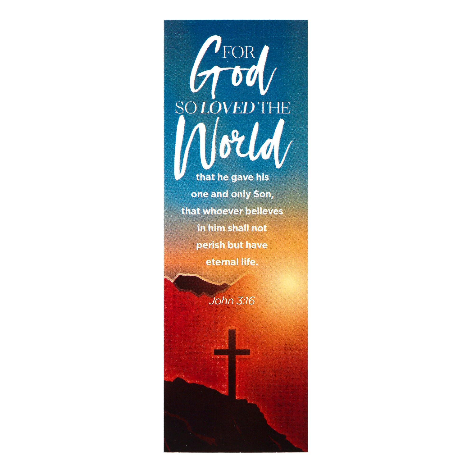 John 316 For God So Loved Bookmarks Mardel 3788288