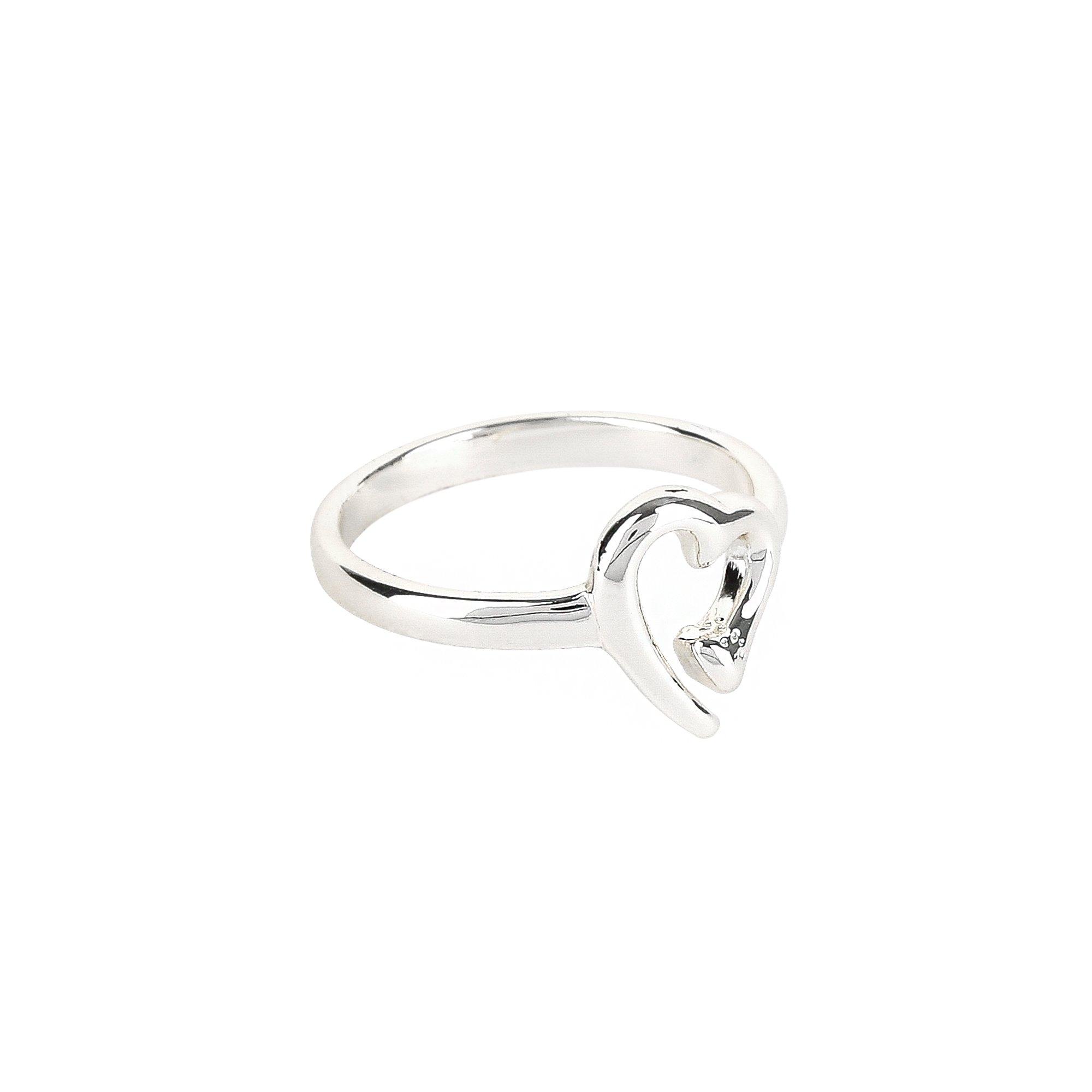 ☆人気☆【THE MUSEUM VISITOR】☆HEART OUTLINE SILVER RING☆ HEART OUTLINE SILVER RING : THE MUSEUM VISITOR