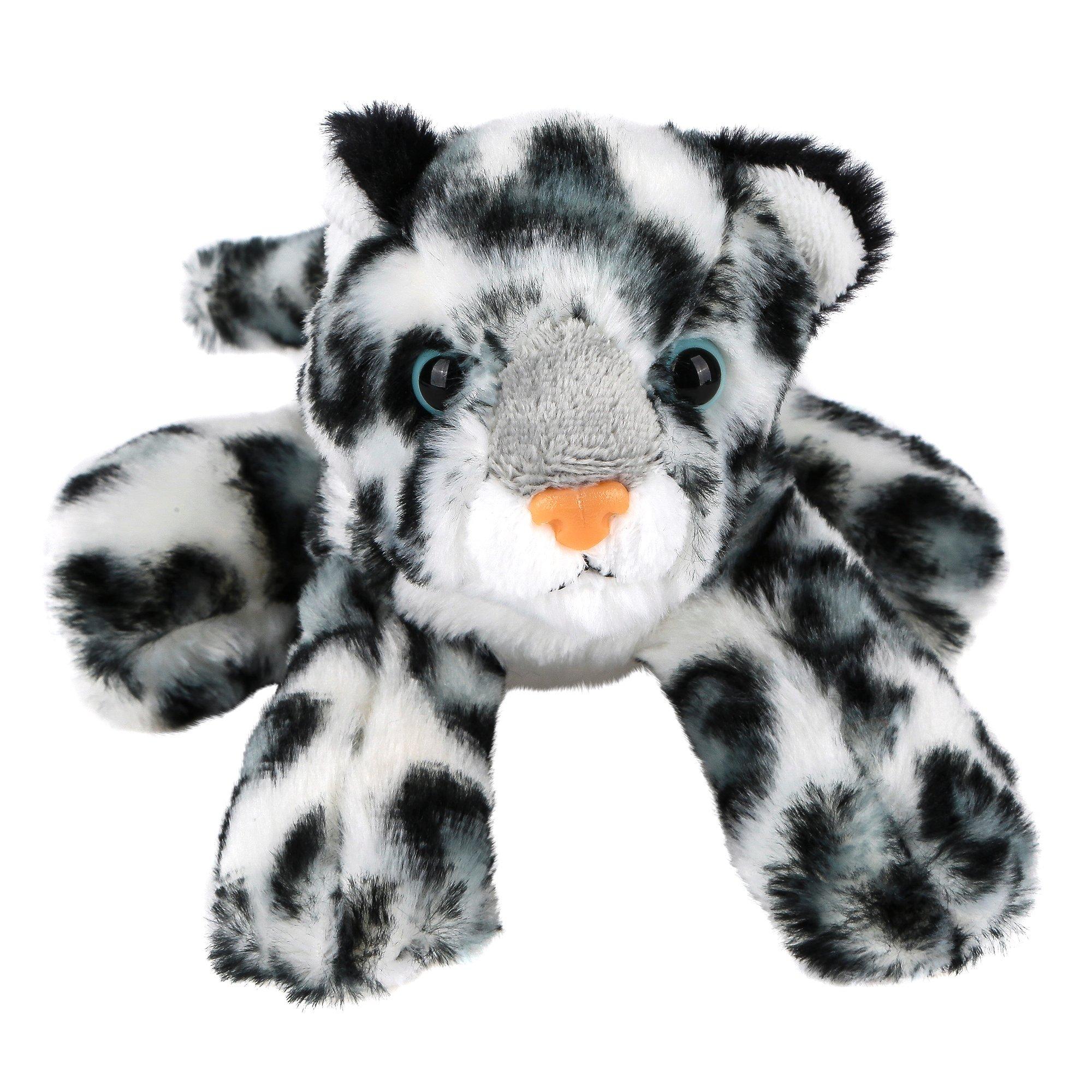 Aurora, Mini Flopsies, Snow Leopard Stuffed Animal, inches