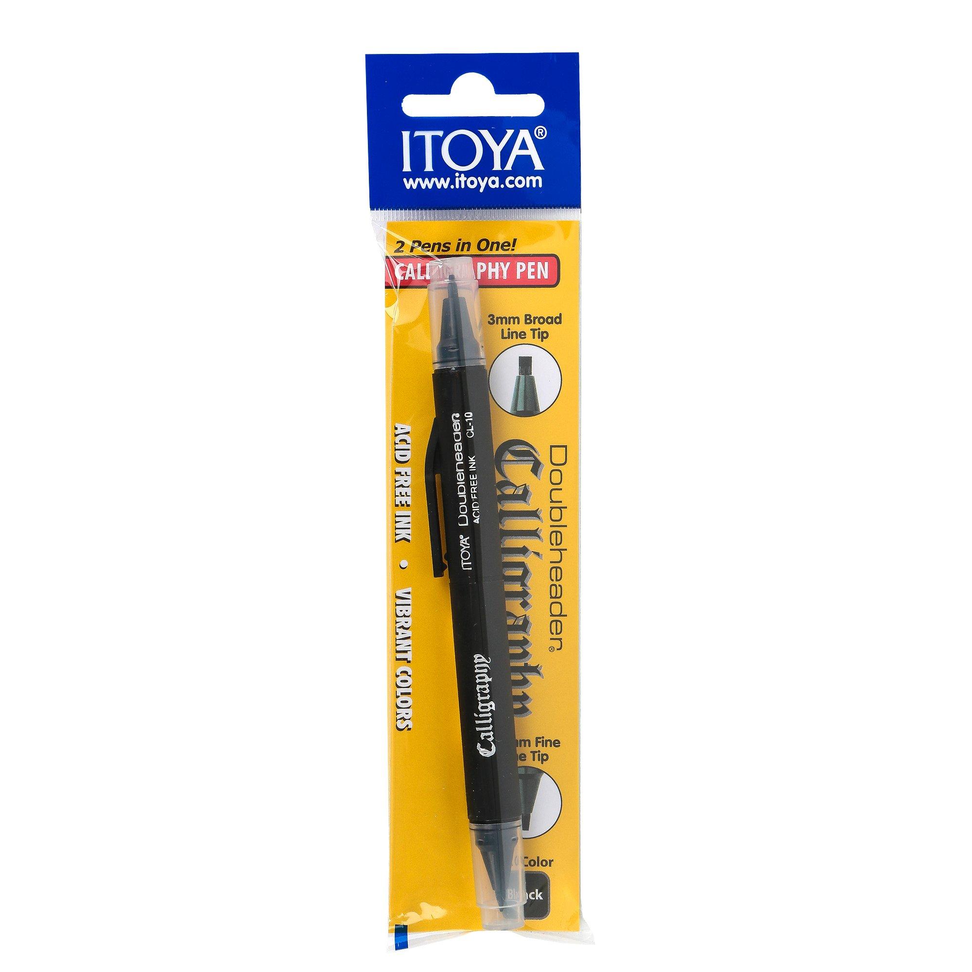 Itoya, Doubleheader Calligraphy Pen, Black Ink, 1 Pen | Mardel | 3857596