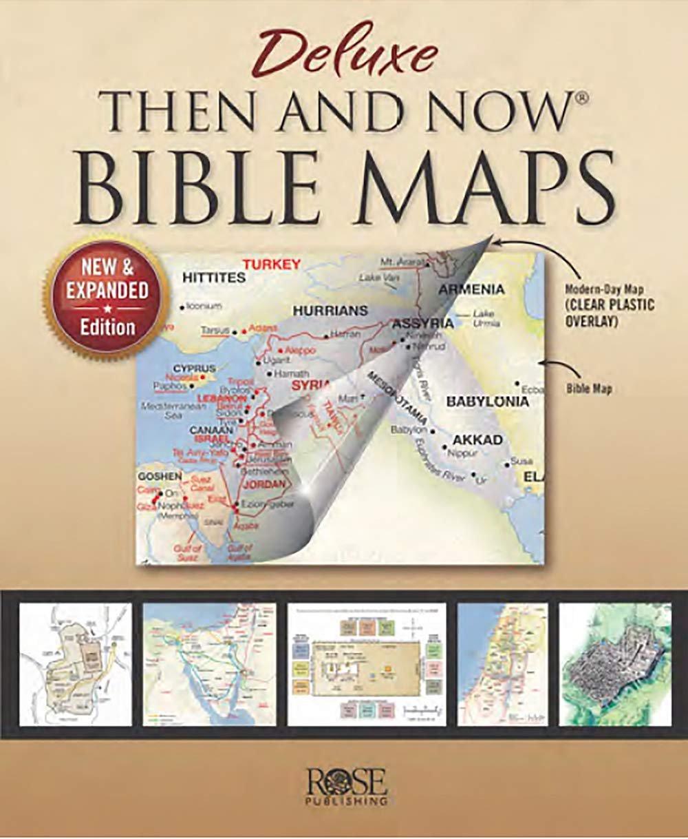 Deluxe Then and Now Bible Maps, by Rose Publishing, Hardcover