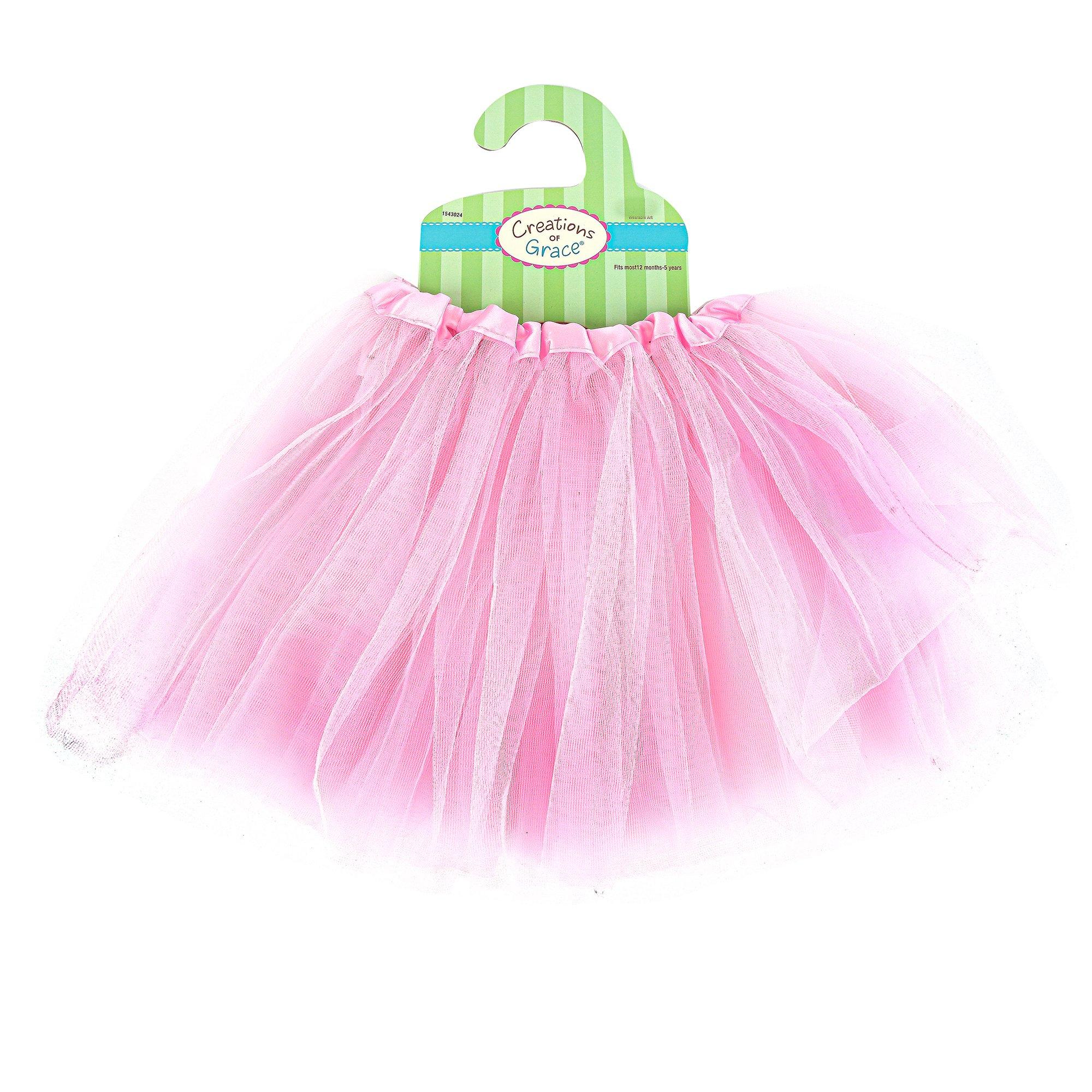 Creations of Grace, Basic Tutu, Light Pink, 12 Months to 5 Years