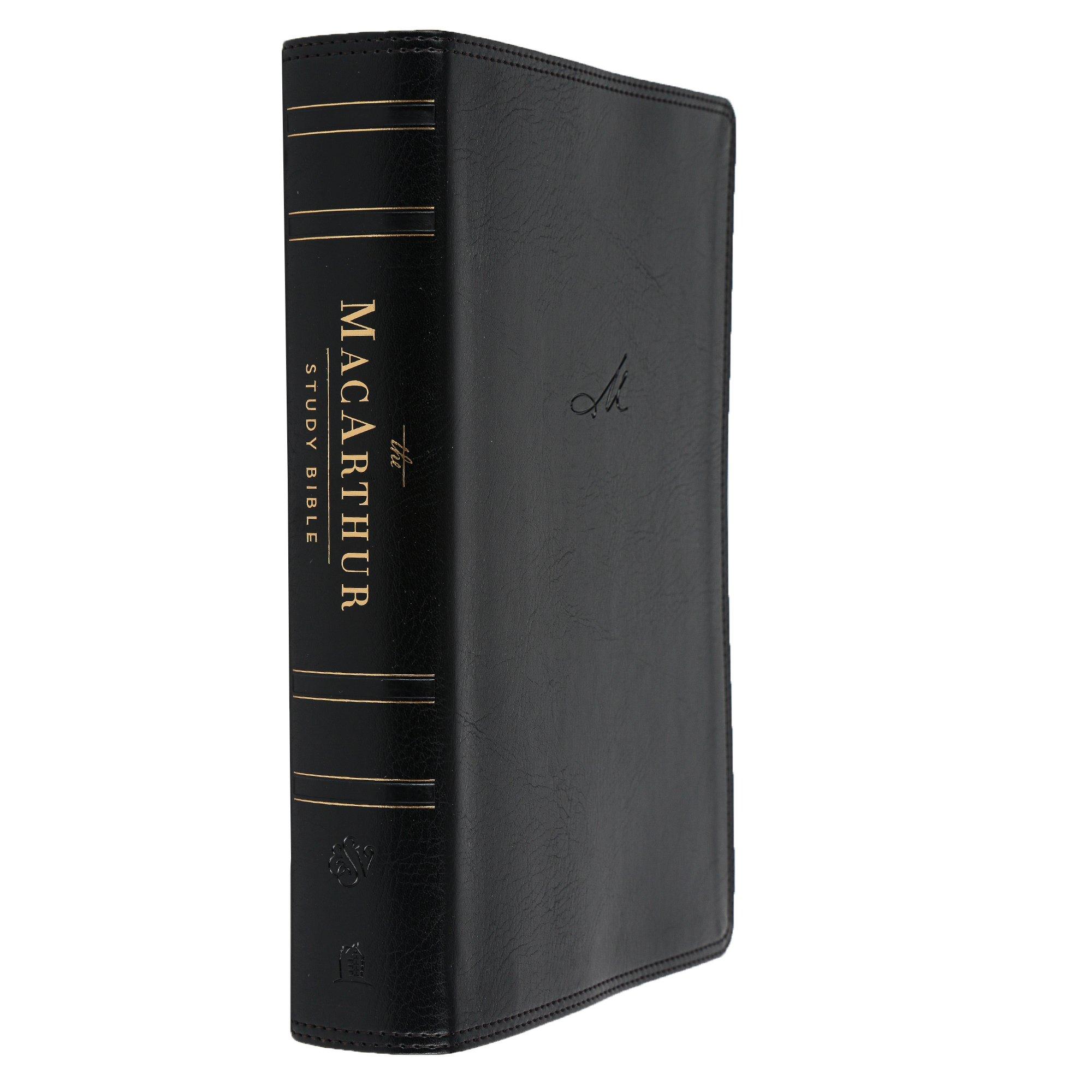 ESV MacArthur Indexed Study Bible Second Edition, Leathersoft