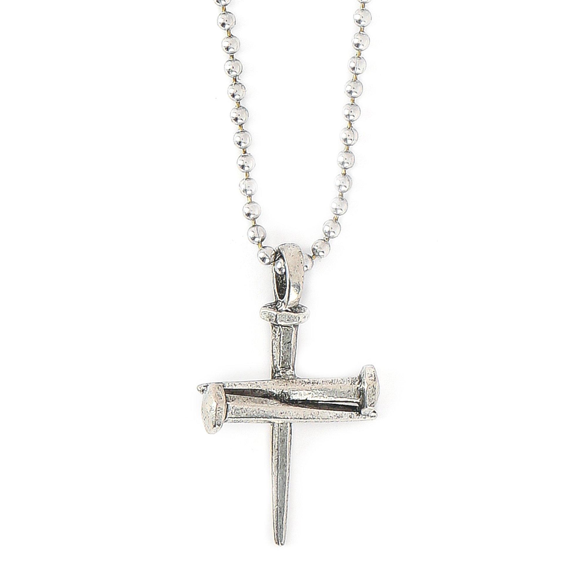 Forgiven Jewelry, Three Nails Cross Necklace, 30 Inches Mardel