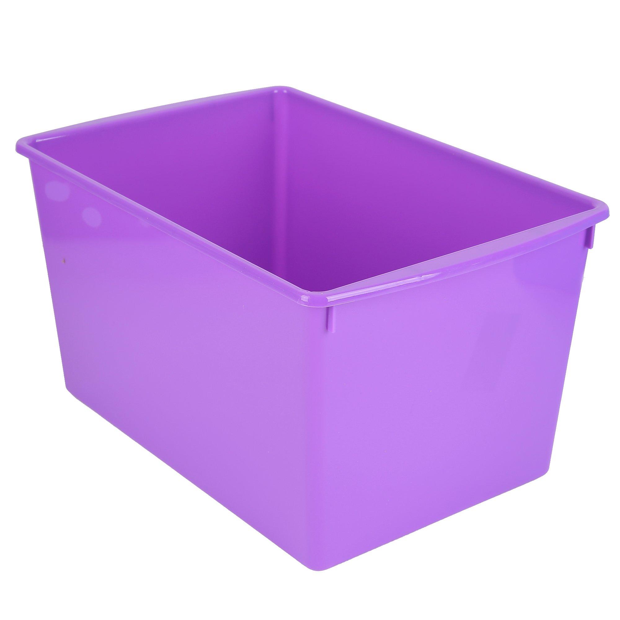 Storage Containers Box Organizers x 10 popular purple squares 9 inch