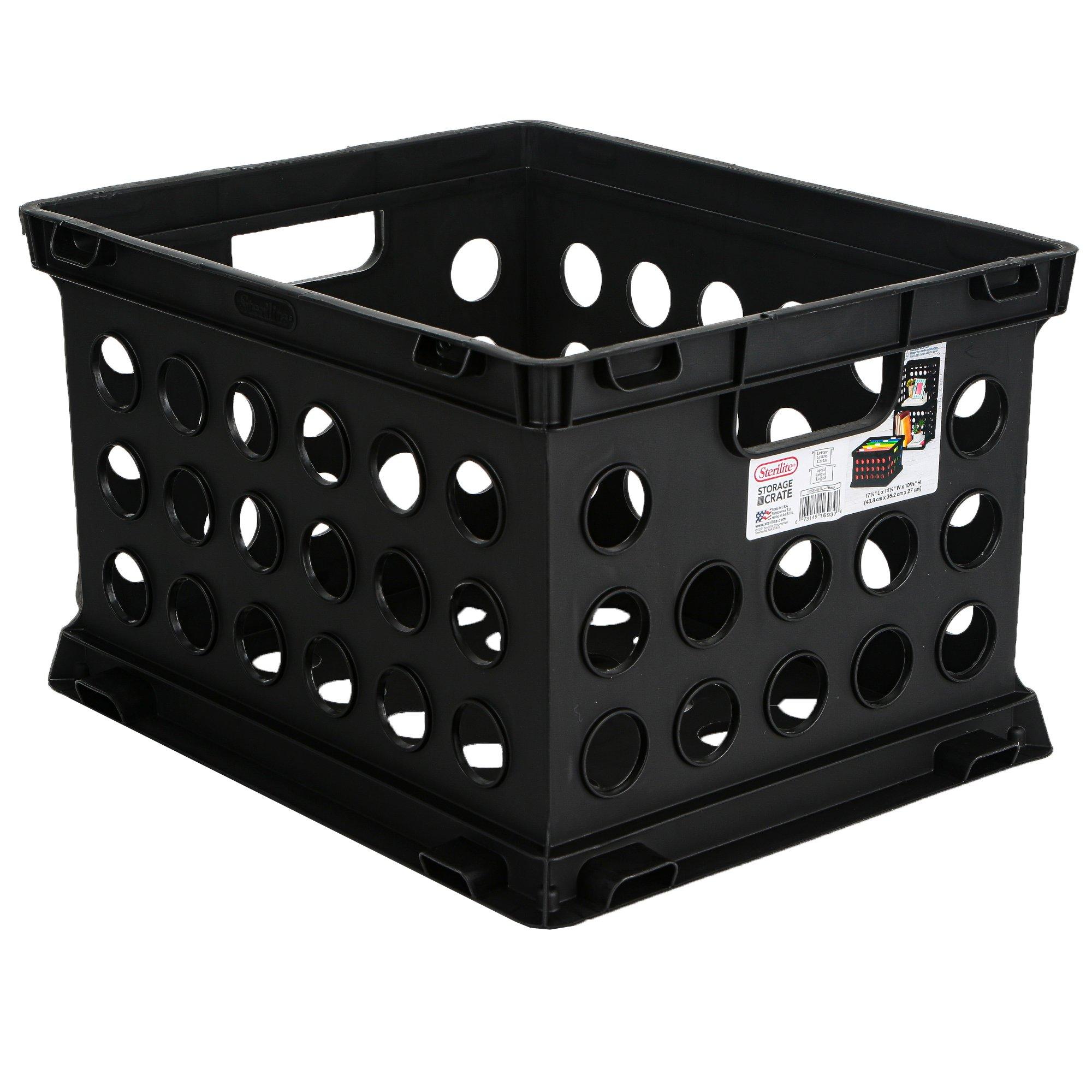 s Sterilite Plastic Storage Cube / , 17 1/4