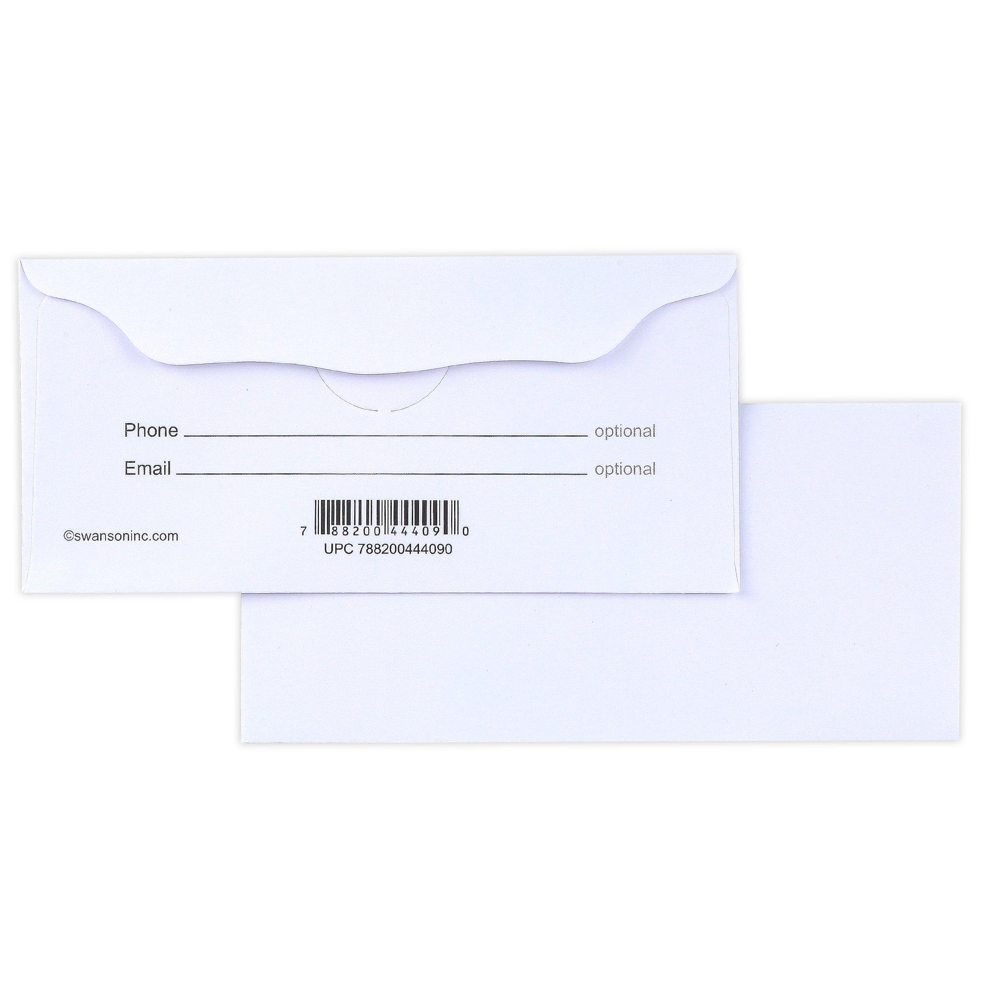 1000 Pcs Blank Church Offering Envelopes - White Tithe Donation Envelopes, 6.3 X 3.1 Inch, Cash/Check Holder