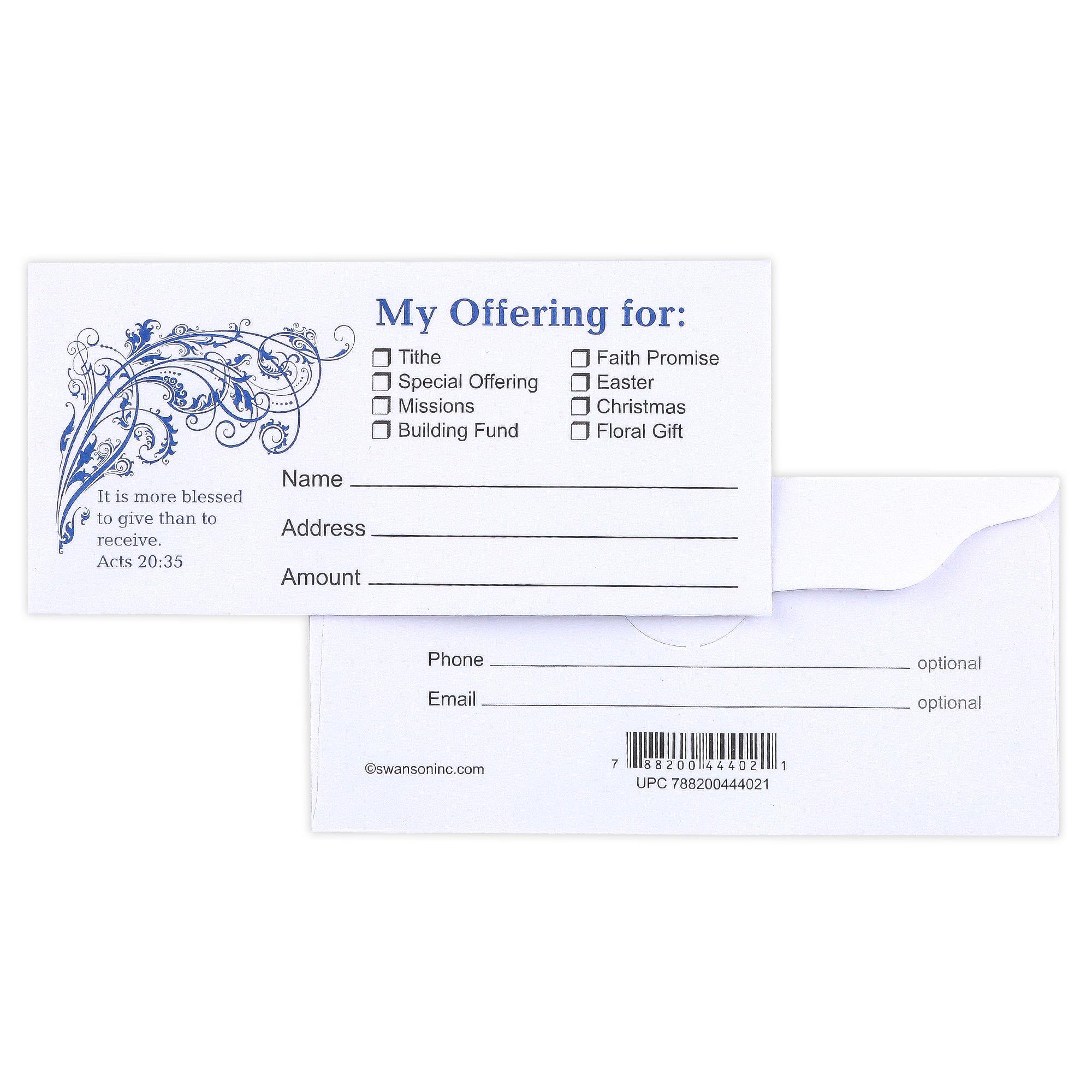 Offering Envelopes - Offering Supplies - Church | Mardel