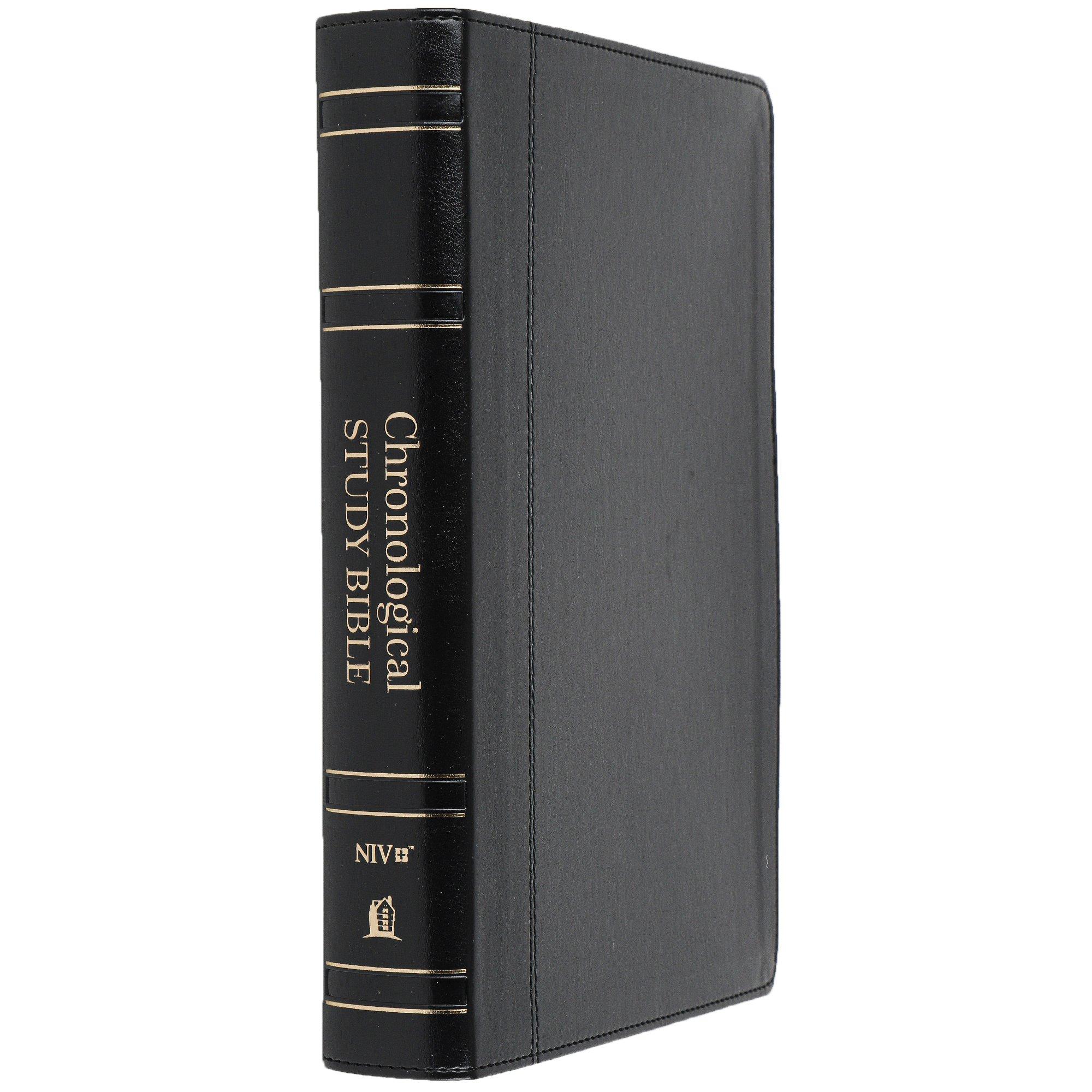 NIV Chronological Study Bible, Imitation Leather, Black | Mardel