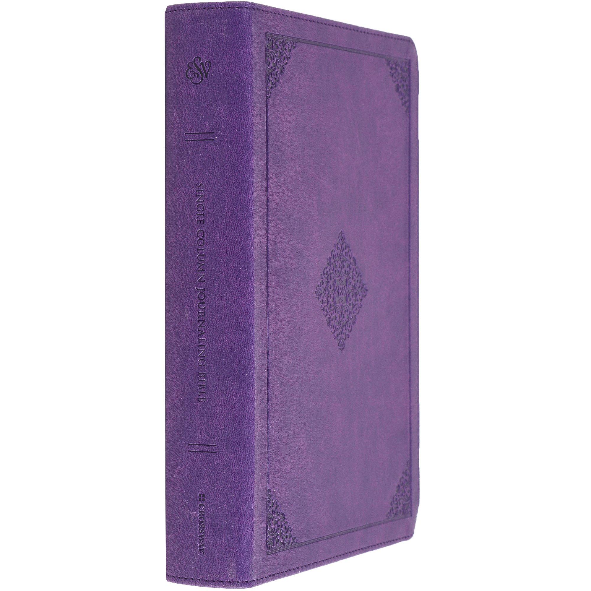 Large Print ESV Single Column Journaling Bible, Lavender | Mardel