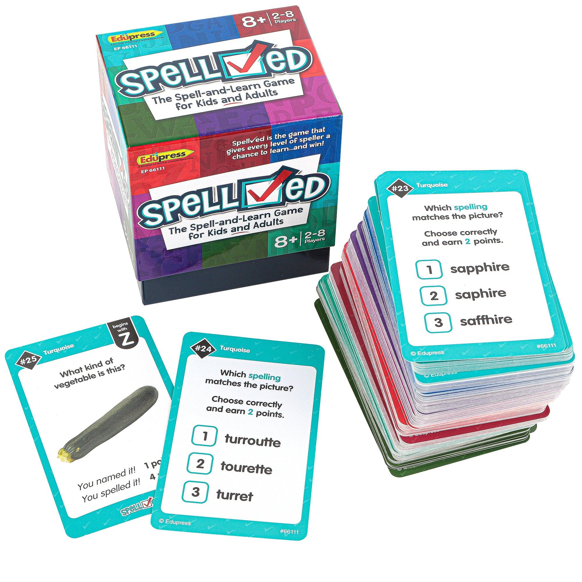 Teacher Created Resources SpellChecked Card Game, Grades 3-Adults ...