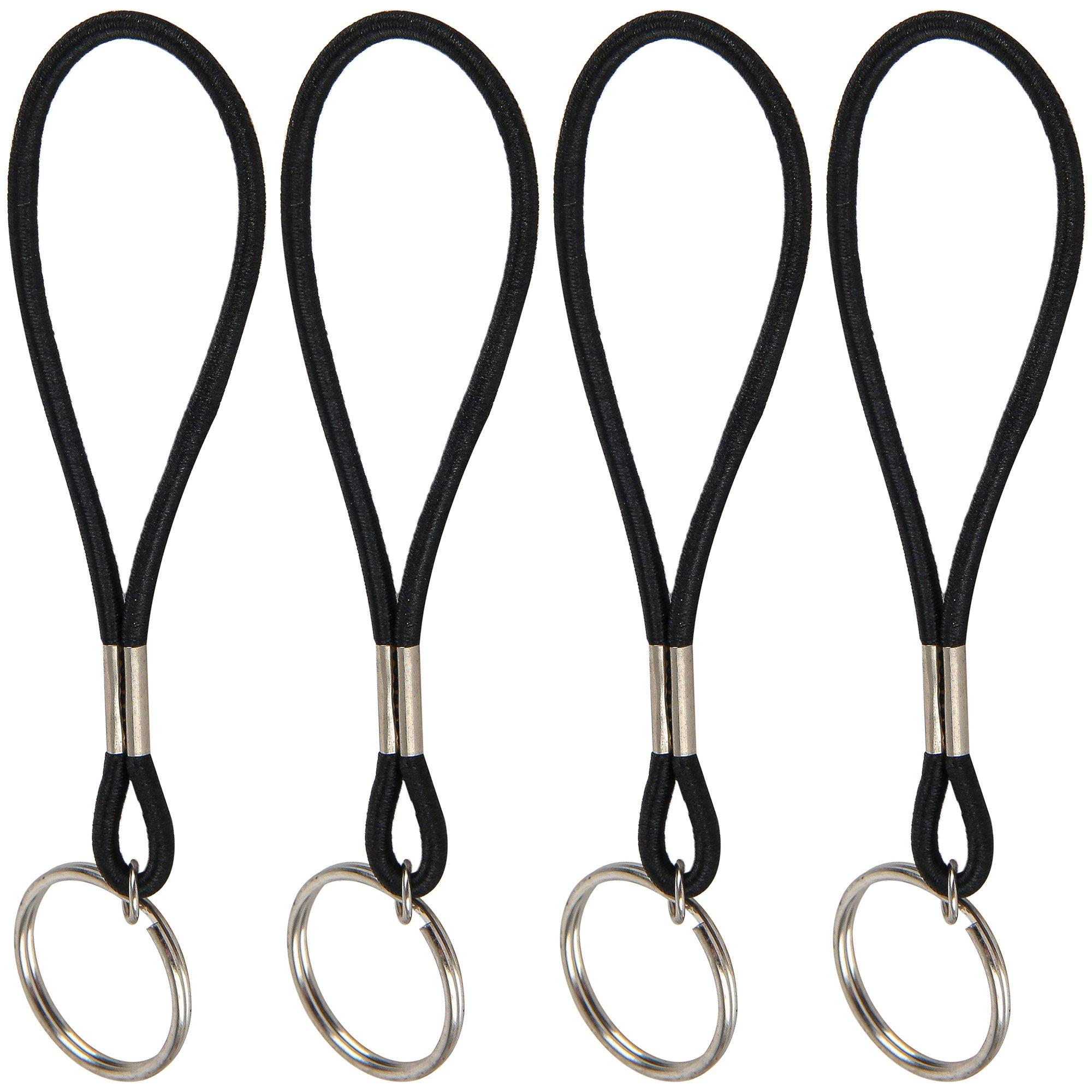 Black Elastic Cord Keychain Set | Mardel | 4015749