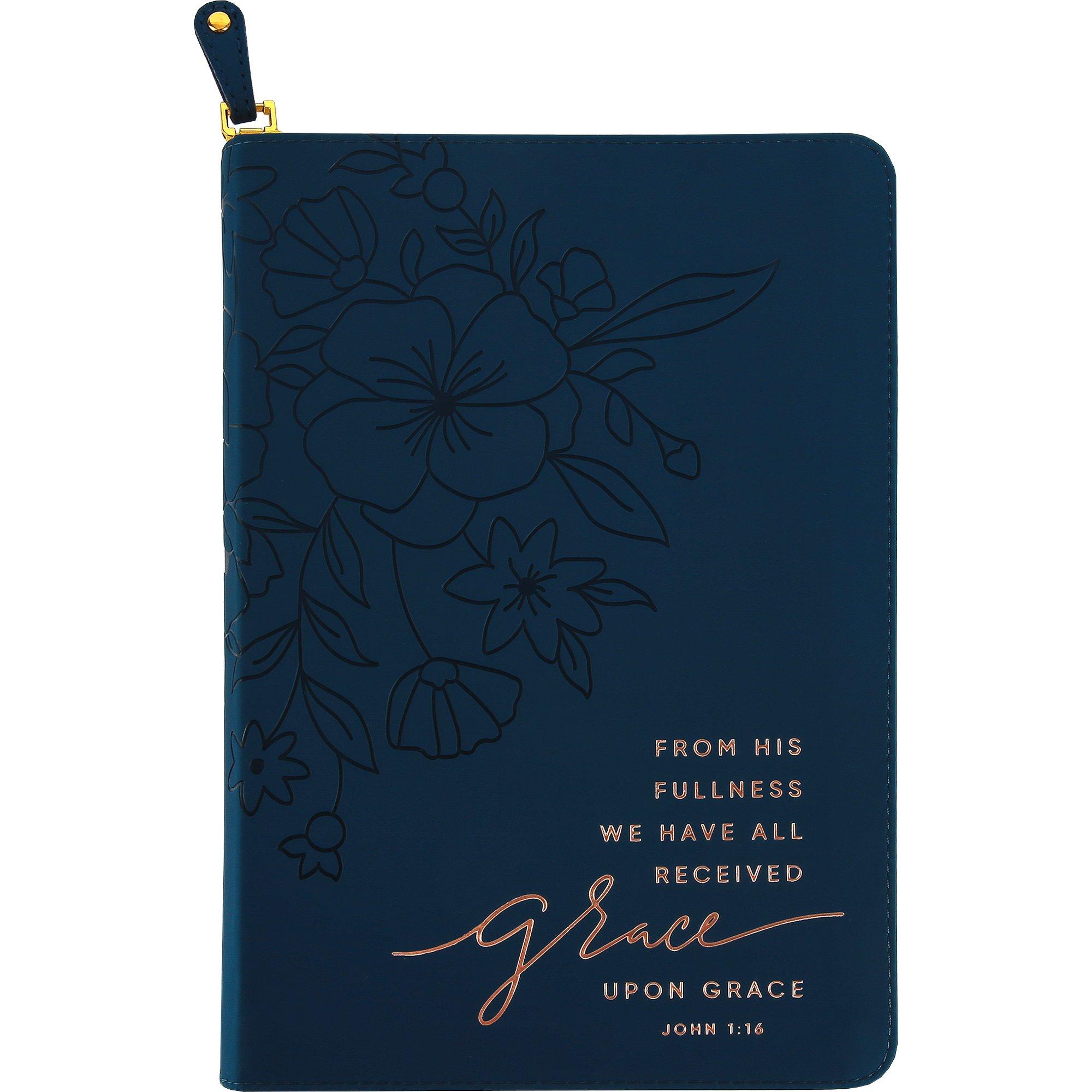 Grace Upon Grace Floral Zipper Flexcover Journal | Mardel | 4038832