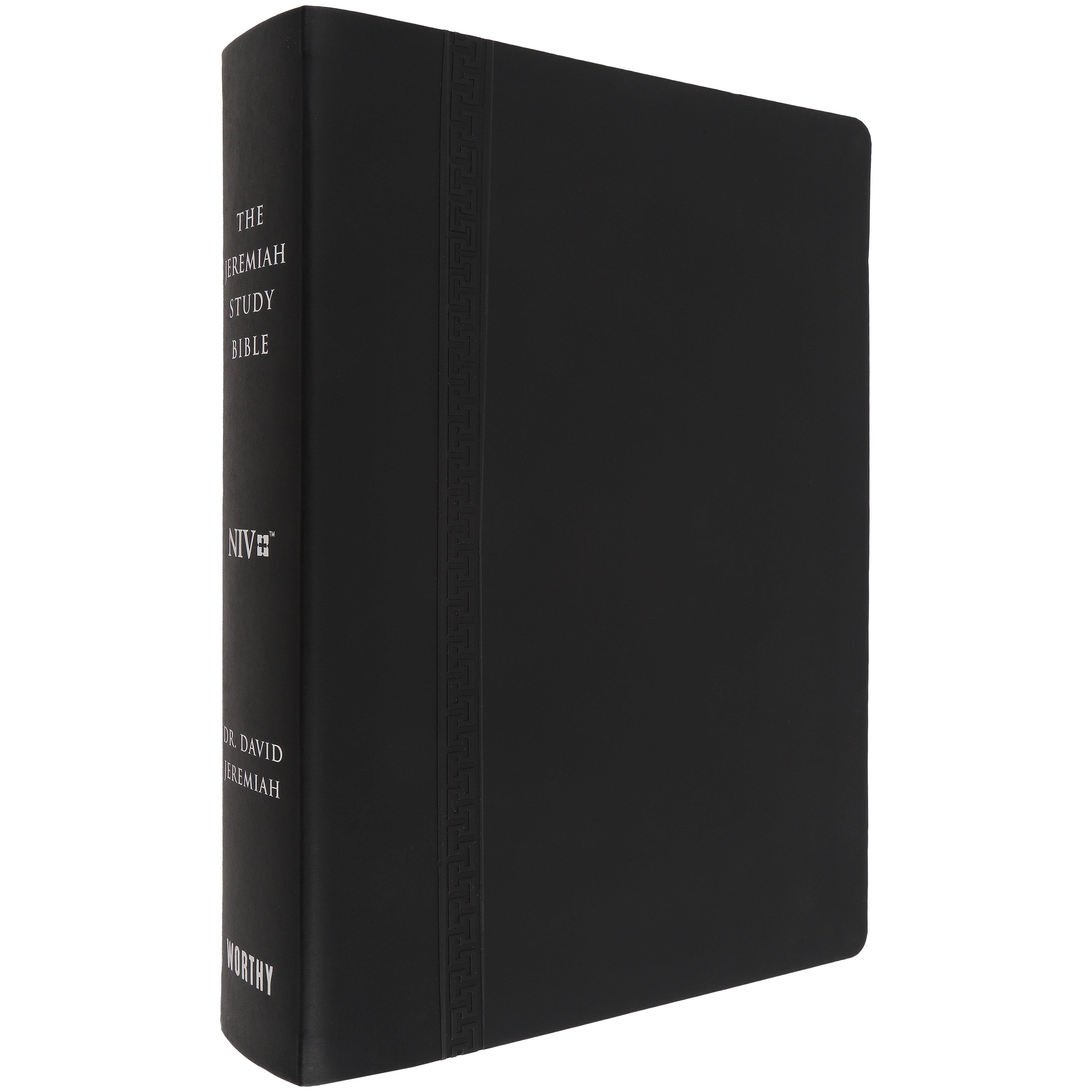 NIV Jeremiah Study Bible, Imitation Leather, Red Letter, Black