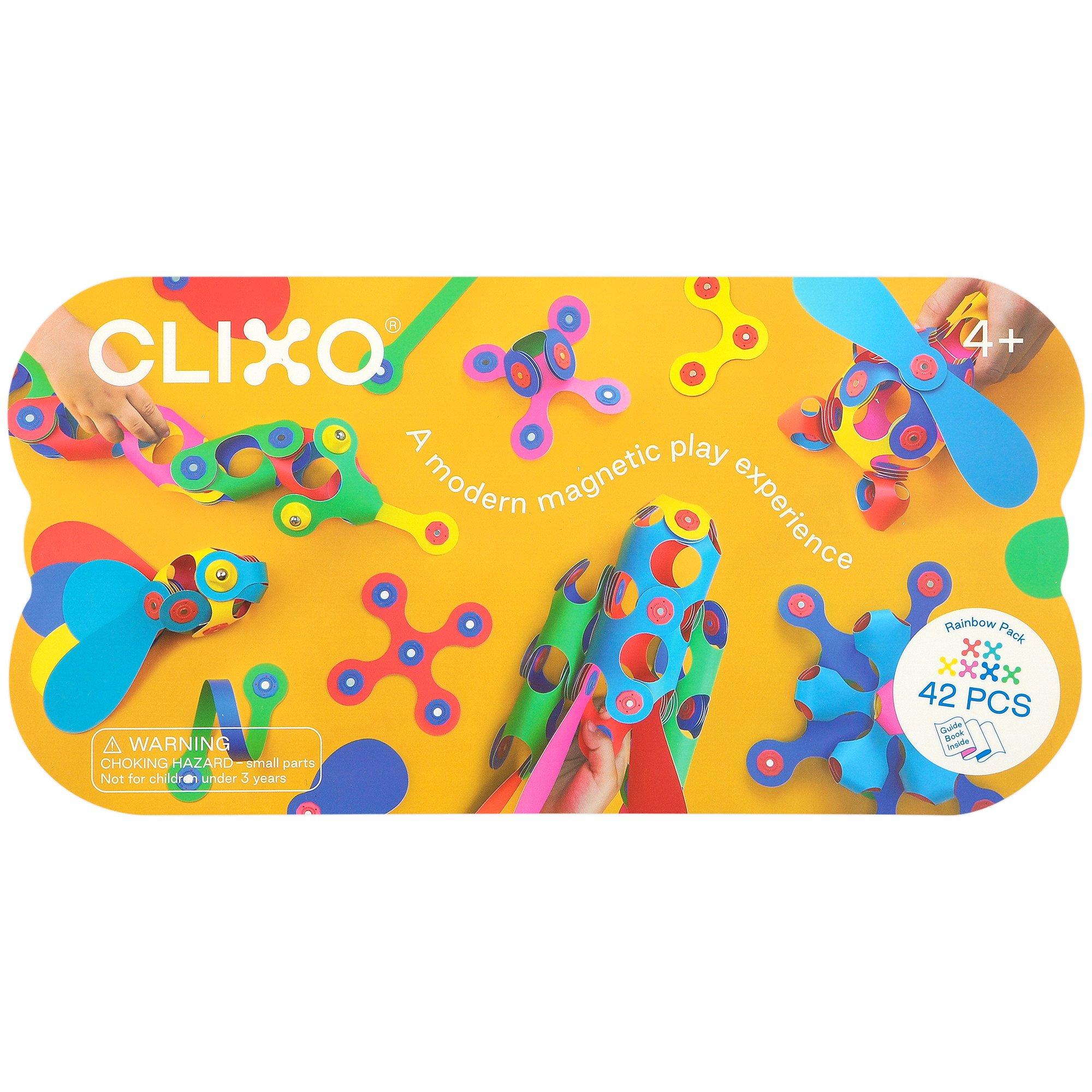 CLIXO Rainbow Pack, 42 Pieces, Ages 4 & Older | Mardel | 4050431 CLIXO Rainbow Pack, 42 Pieces, Ages 4 & Older | Mardel | 4050431