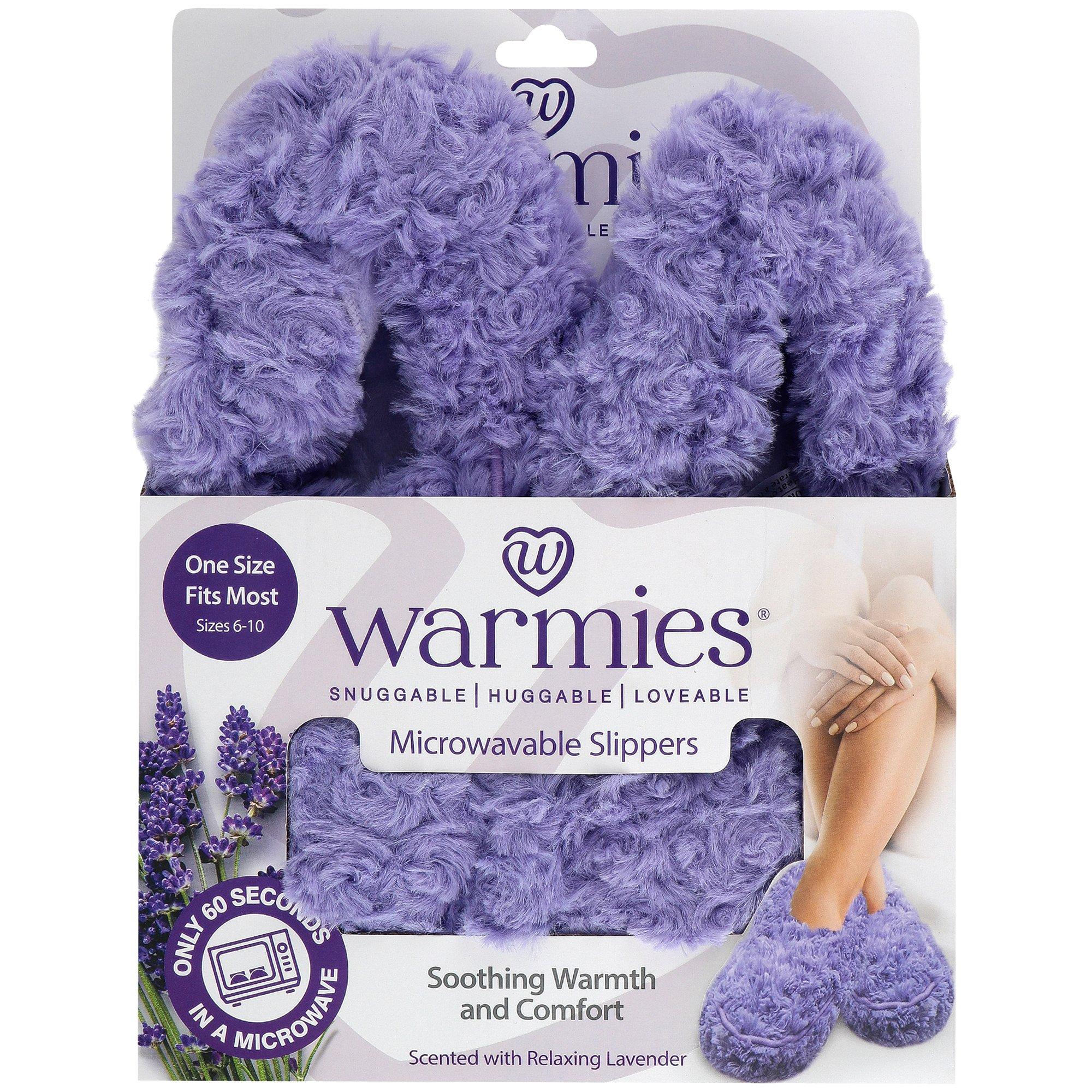 Lavender slippers microwave deals