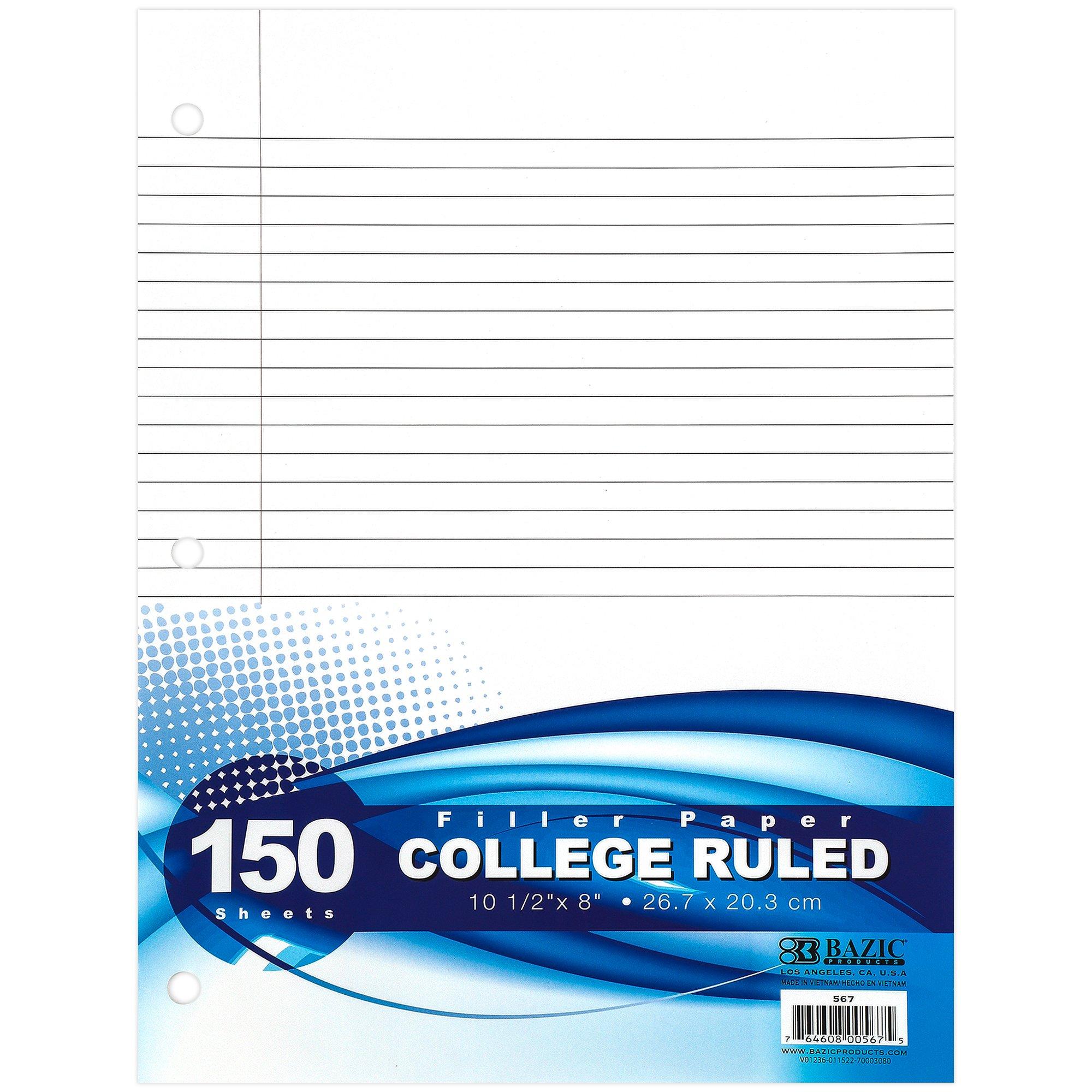College Ruled Filler Paper, 150 Sheets | Mardel | 4087433