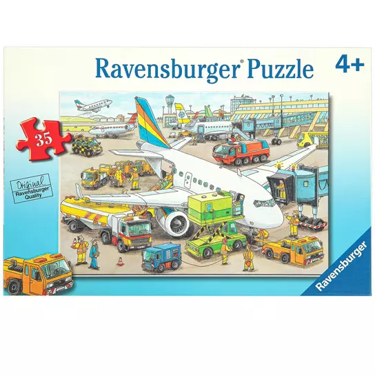Busy Airport Puzzle 35 piece Busy Airport Puzzle 35 piece