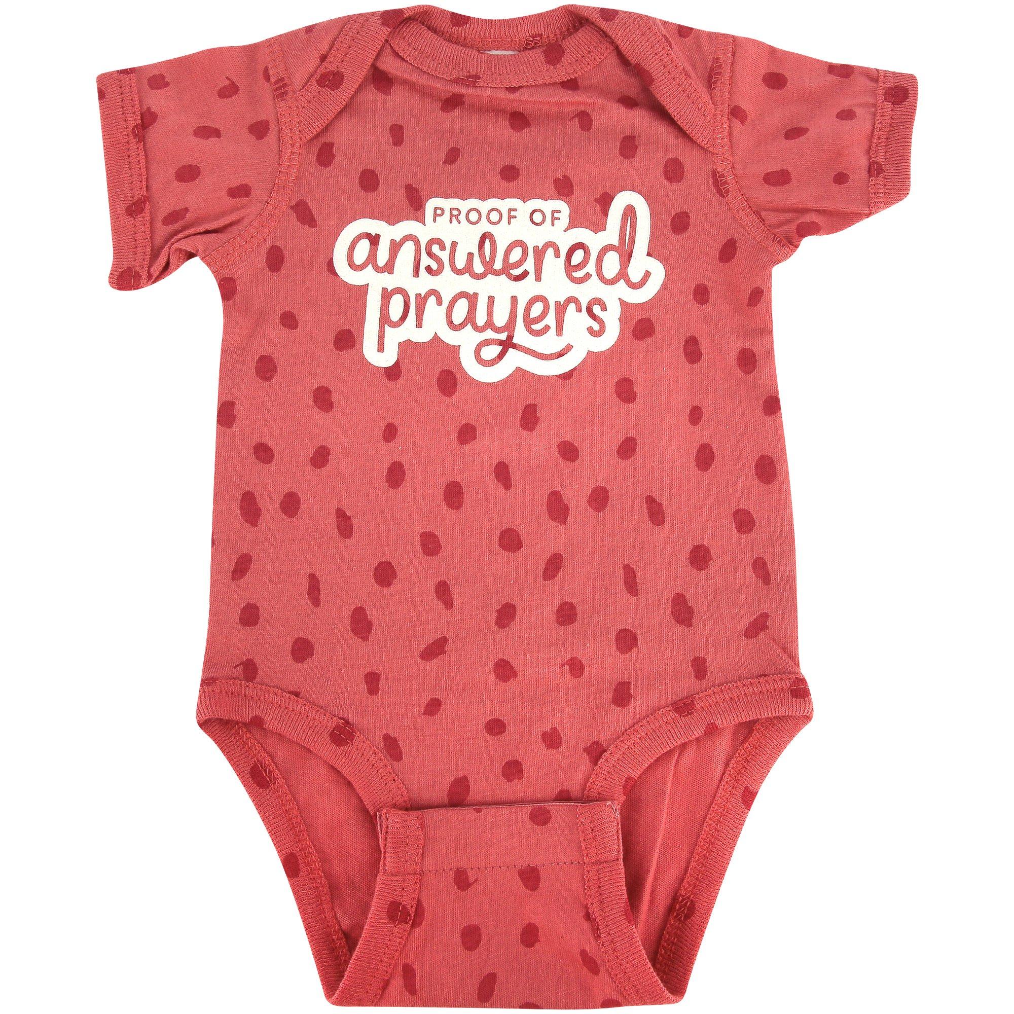 Answered Prayers Polka Dot Onesie, NB-12MO Mardel 4103081