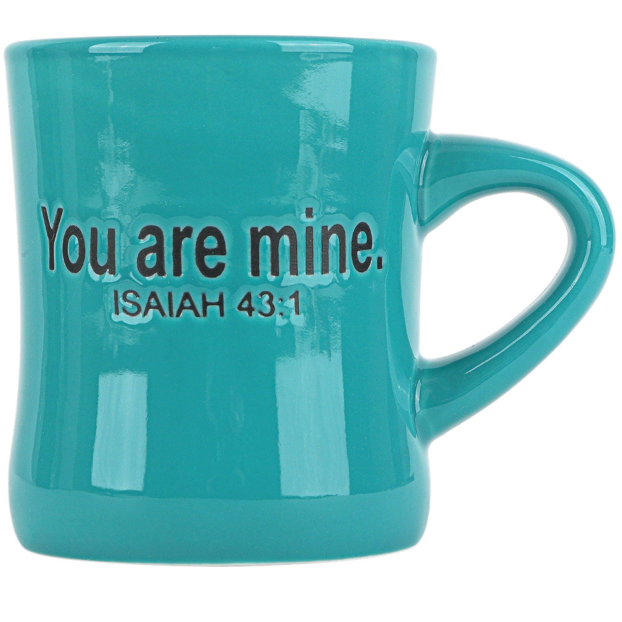 The Chosen, Isaiah 43:1 You Are Mine Mug, Teal