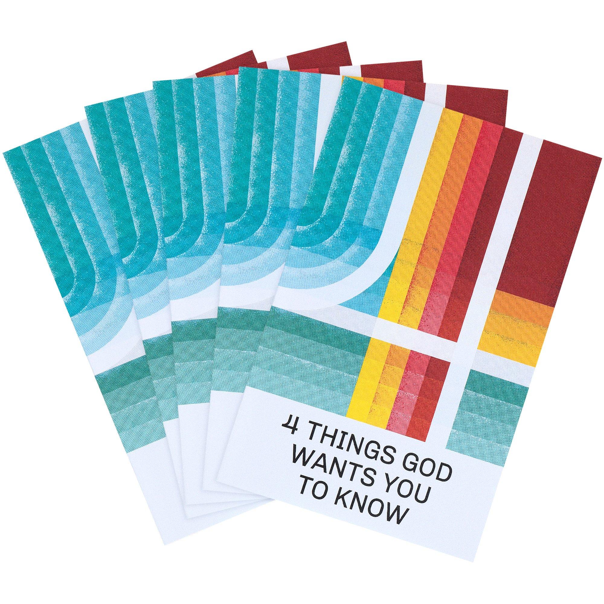 4 Things God Wants You To Know Gospel Tract Mardel 4113460