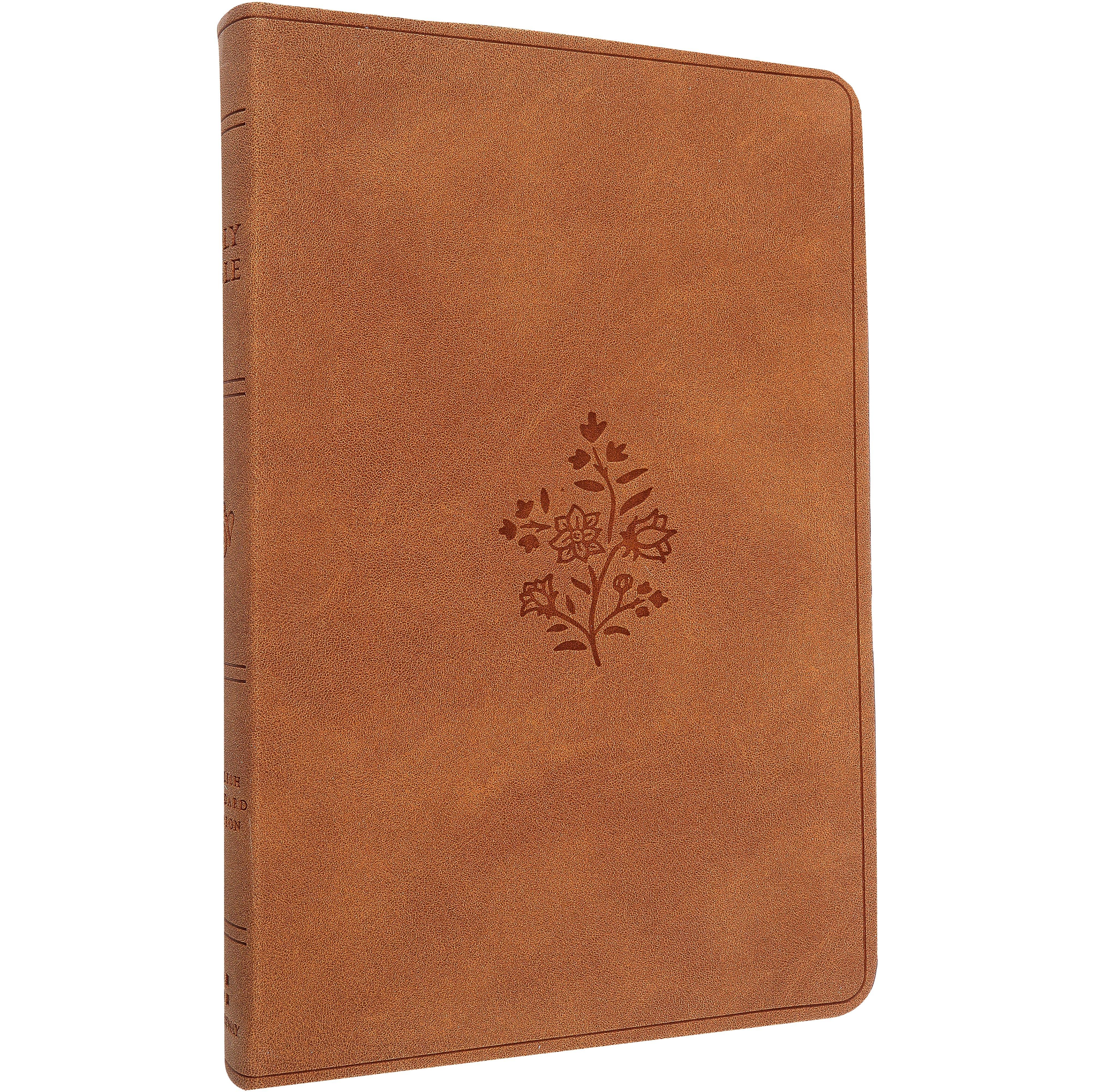 ESV Wildflower Premium Gift Bible, Imitation Leather, Brown