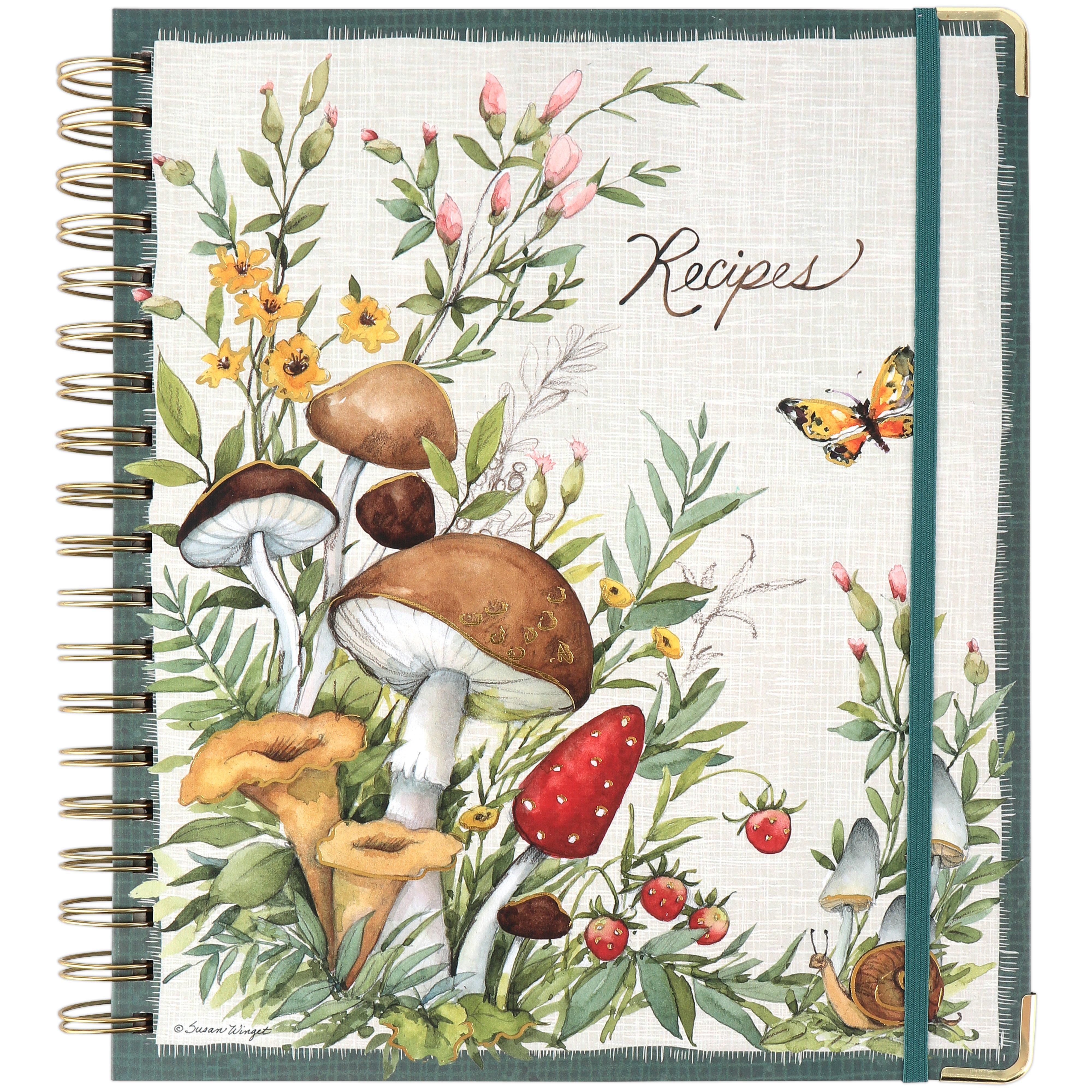 Woodland Mushrooms Recipe Journal, 9.5 x 10 Inches | Mardel | 4143202
