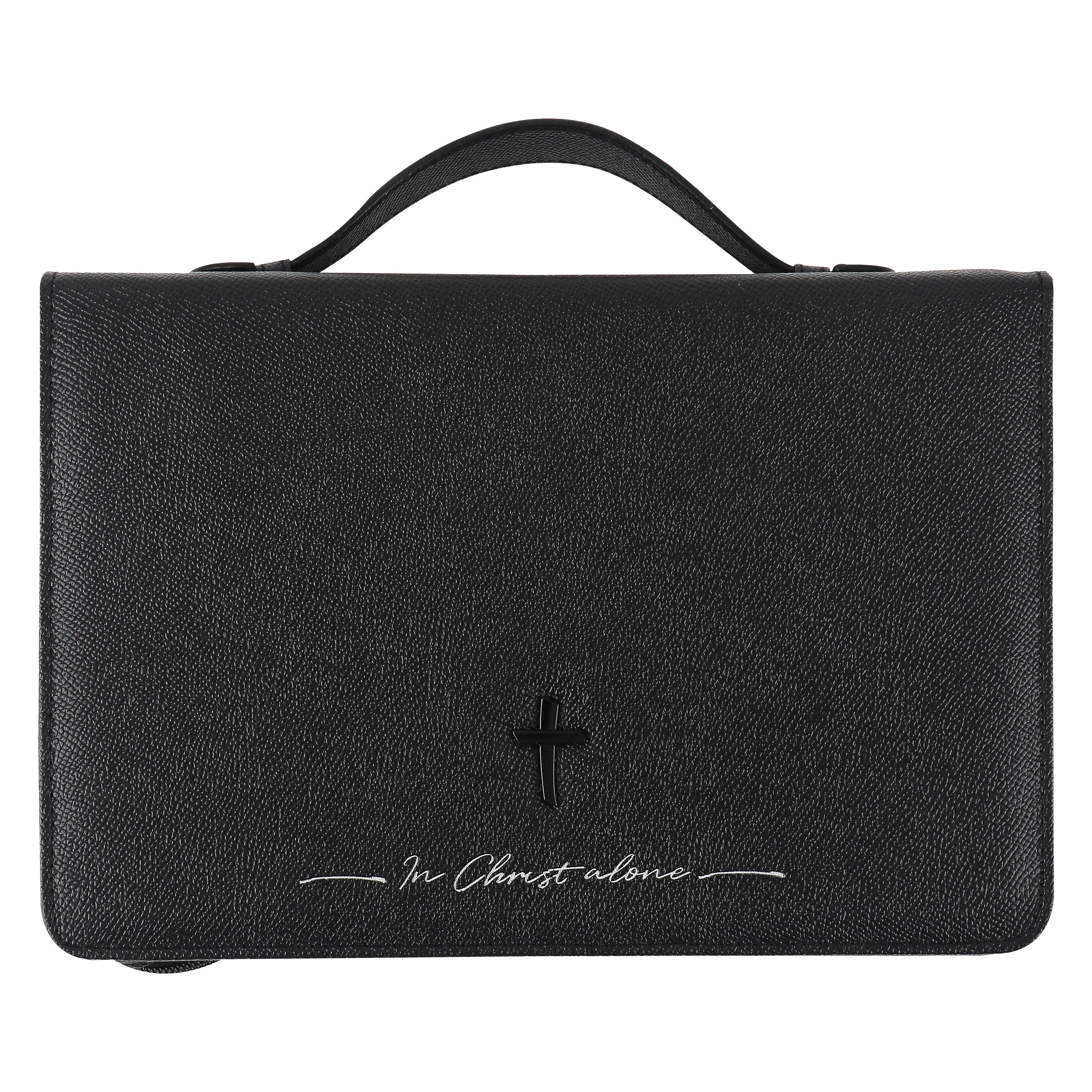 In Christ Alone Polyurethane Bible Cover, XL-2XL | Mardel | 4156535