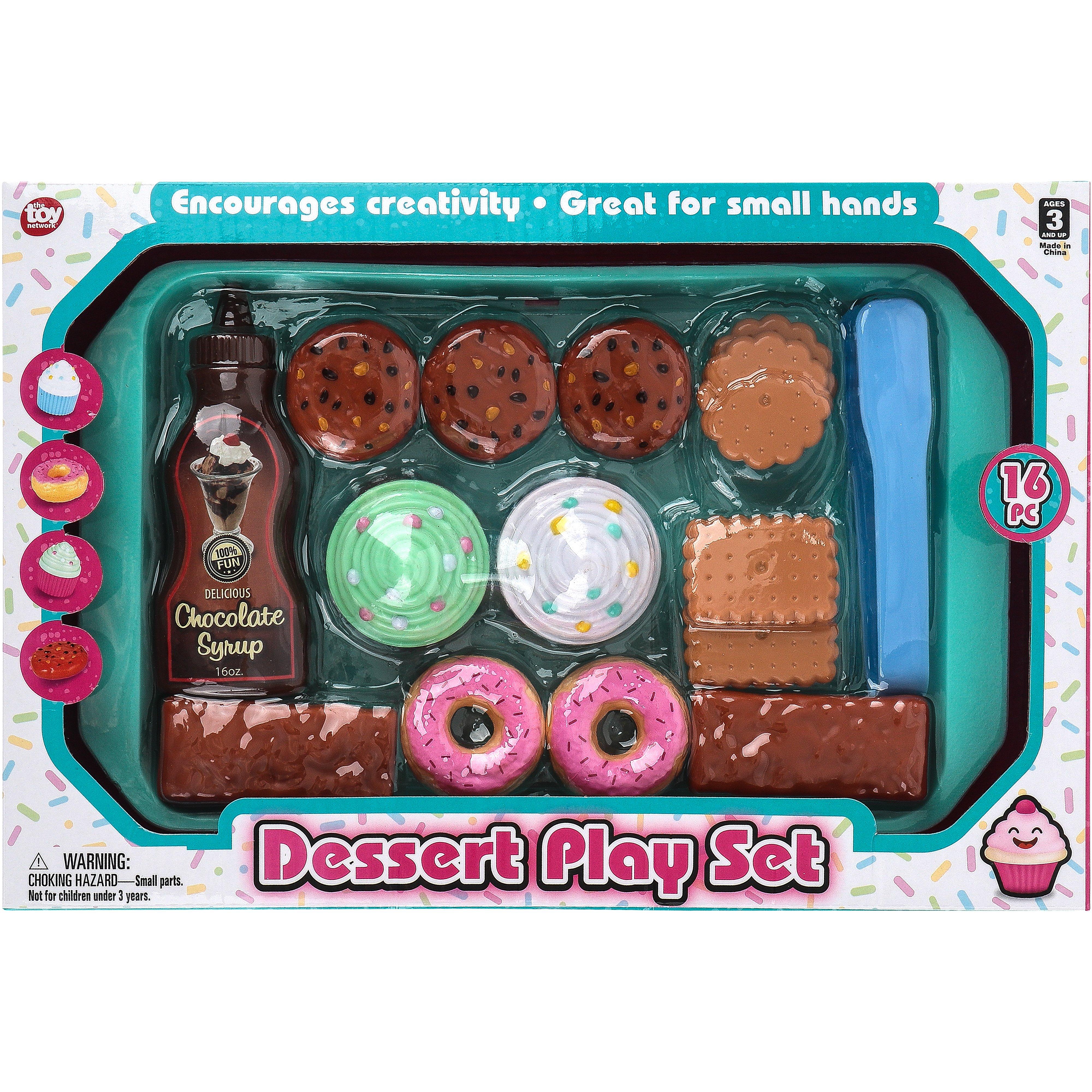 Dessert Play Set, 16 pieces, Ages 3 & Older | Mardel | 4158200