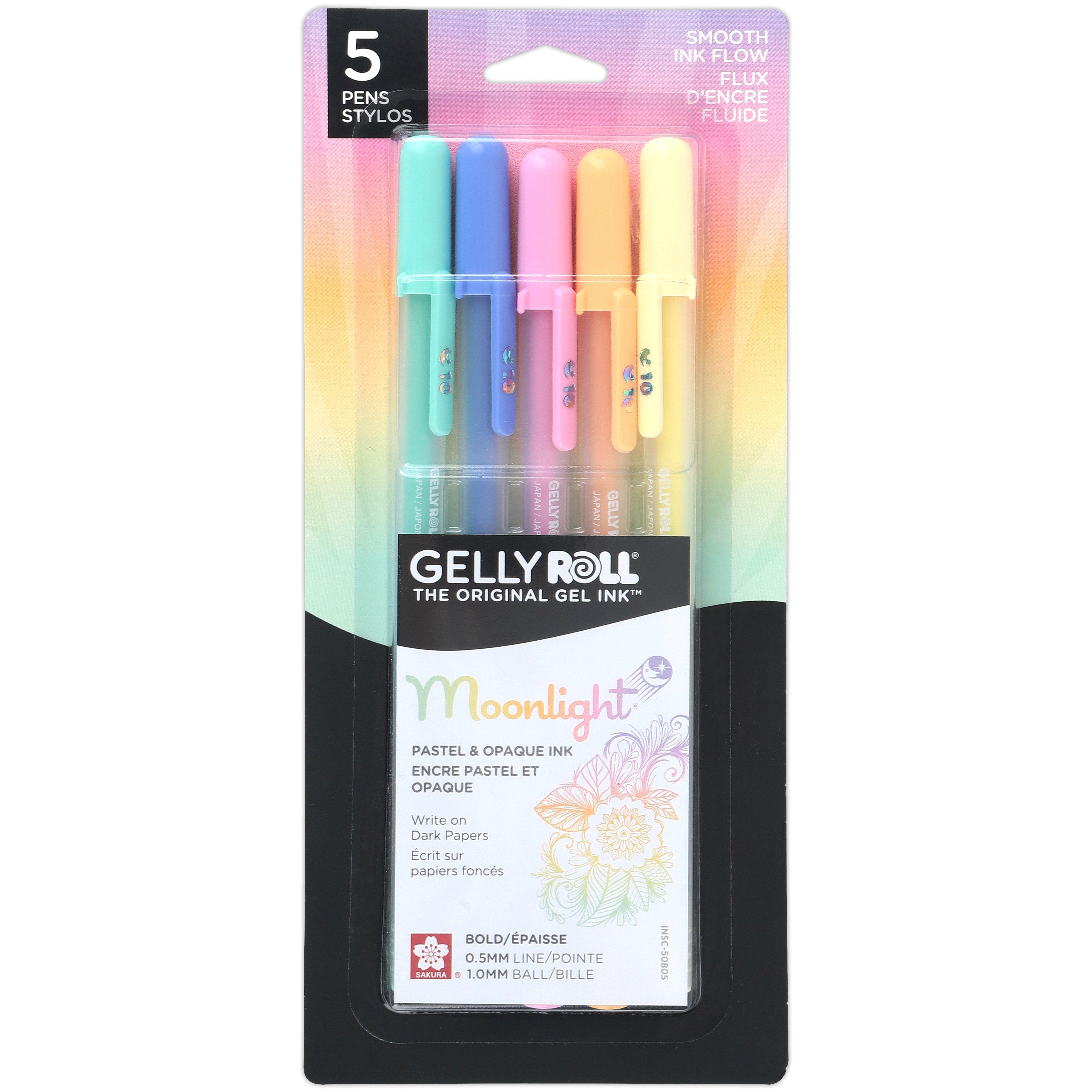 Sakura, Moonlight Collection Gelly Roll Pens, Pack of 5 Mardel 4178679