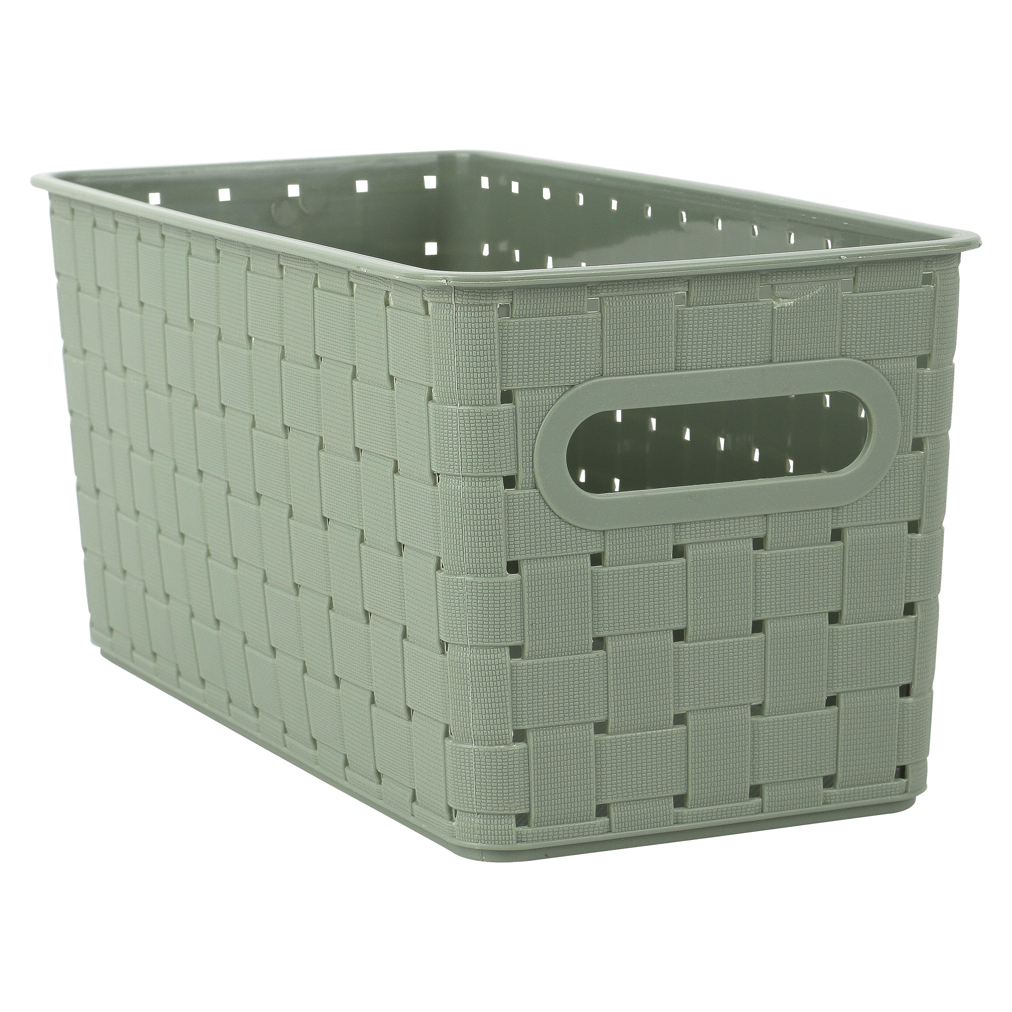 【 think of things】CIRCLE BASKET GREEN Small Easter Trug Basket with Protector - Jadeite — Longaberger