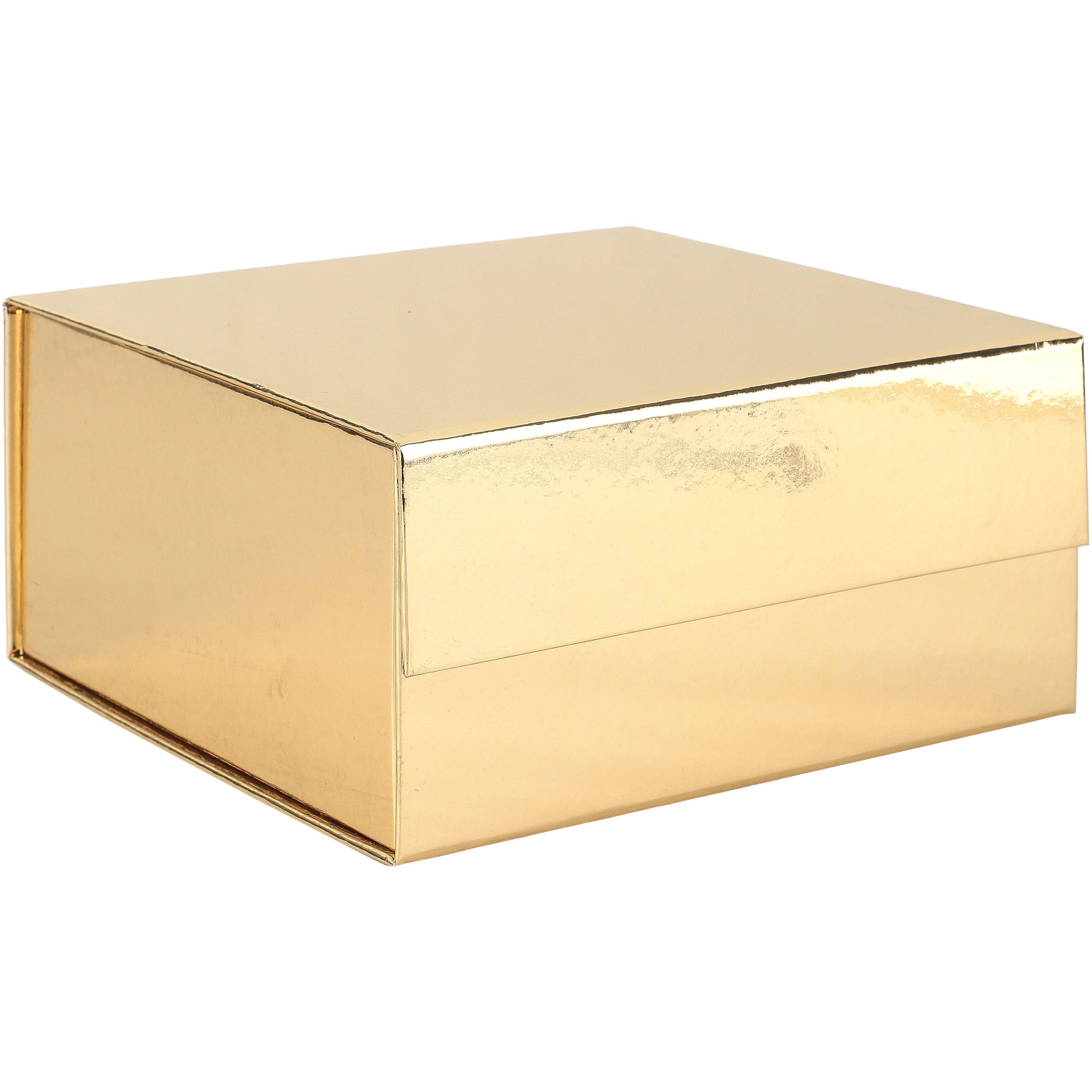Metallic Gold Flip-Top Box | Mardel | 4195442
