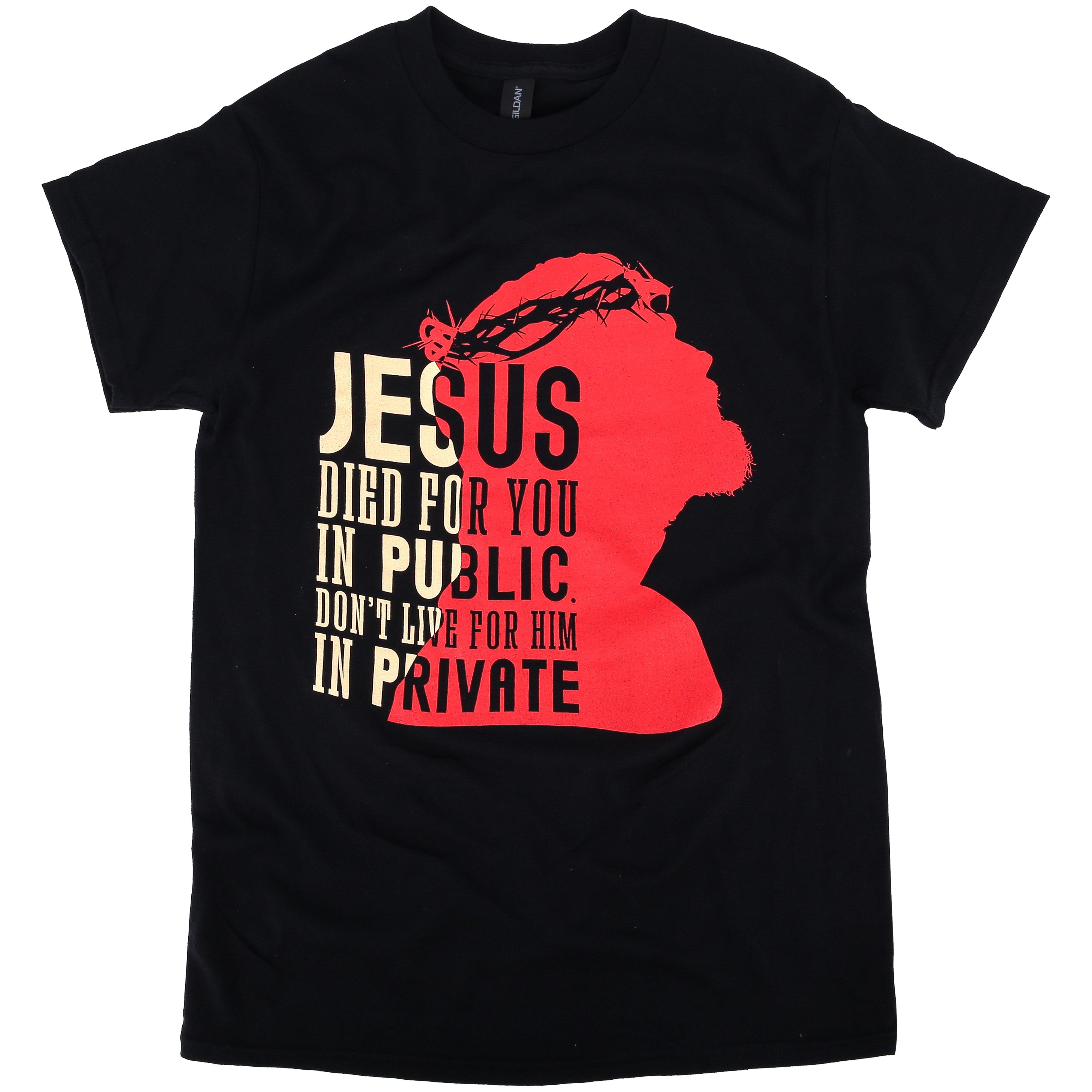 Jesus Died For You Public Short Sleeve T-Shirt, S-2XL | Mardel 