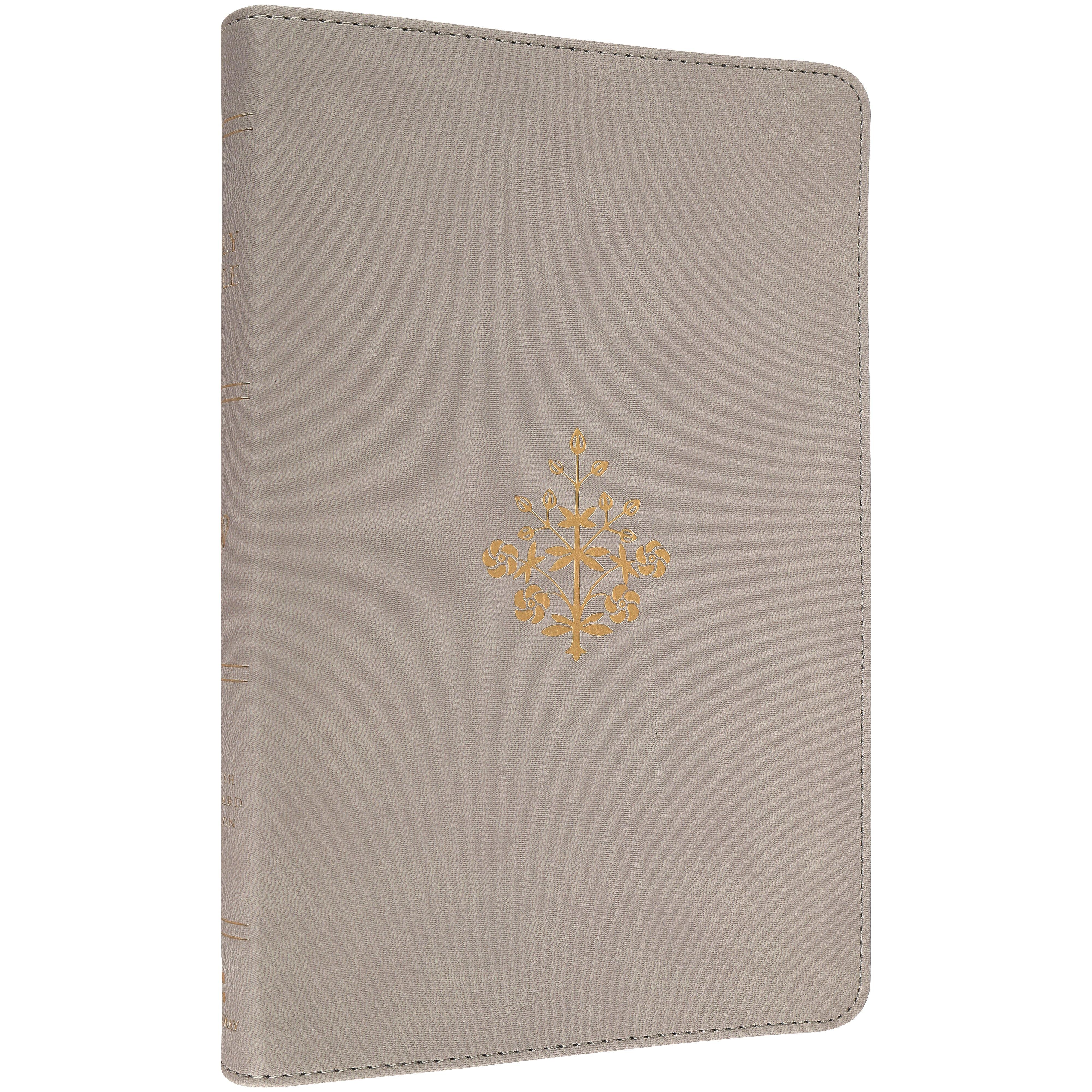 ESV Thinline Bible, Imitation Leather, TruTone, Red Letter, Stone