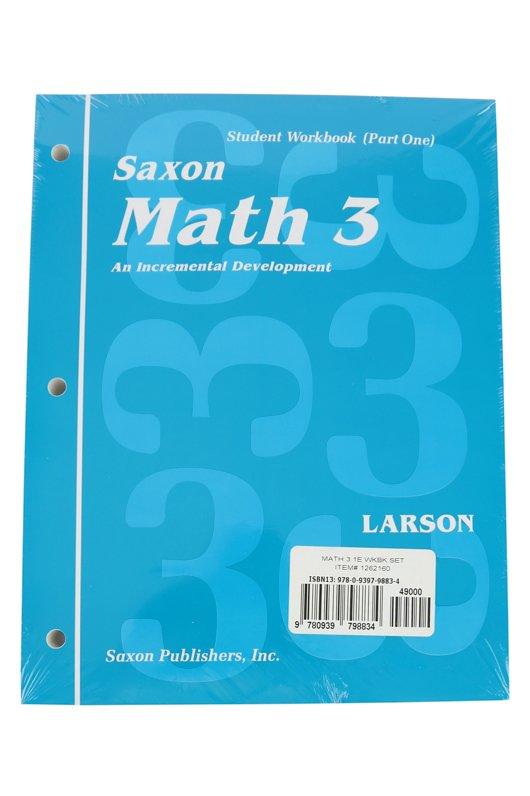 Saxon Math 3 Student Workbooks and Fact Cards Kit 1st Ed., Grade 3 | Mardel | 497420