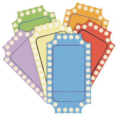 Colorful Movie Ticket Cutouts, 36 Pieces | Mardel | 5882592