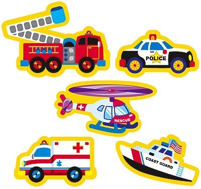 Rescue Vehicles SuperShapes Stickers | Mardel | 678490
