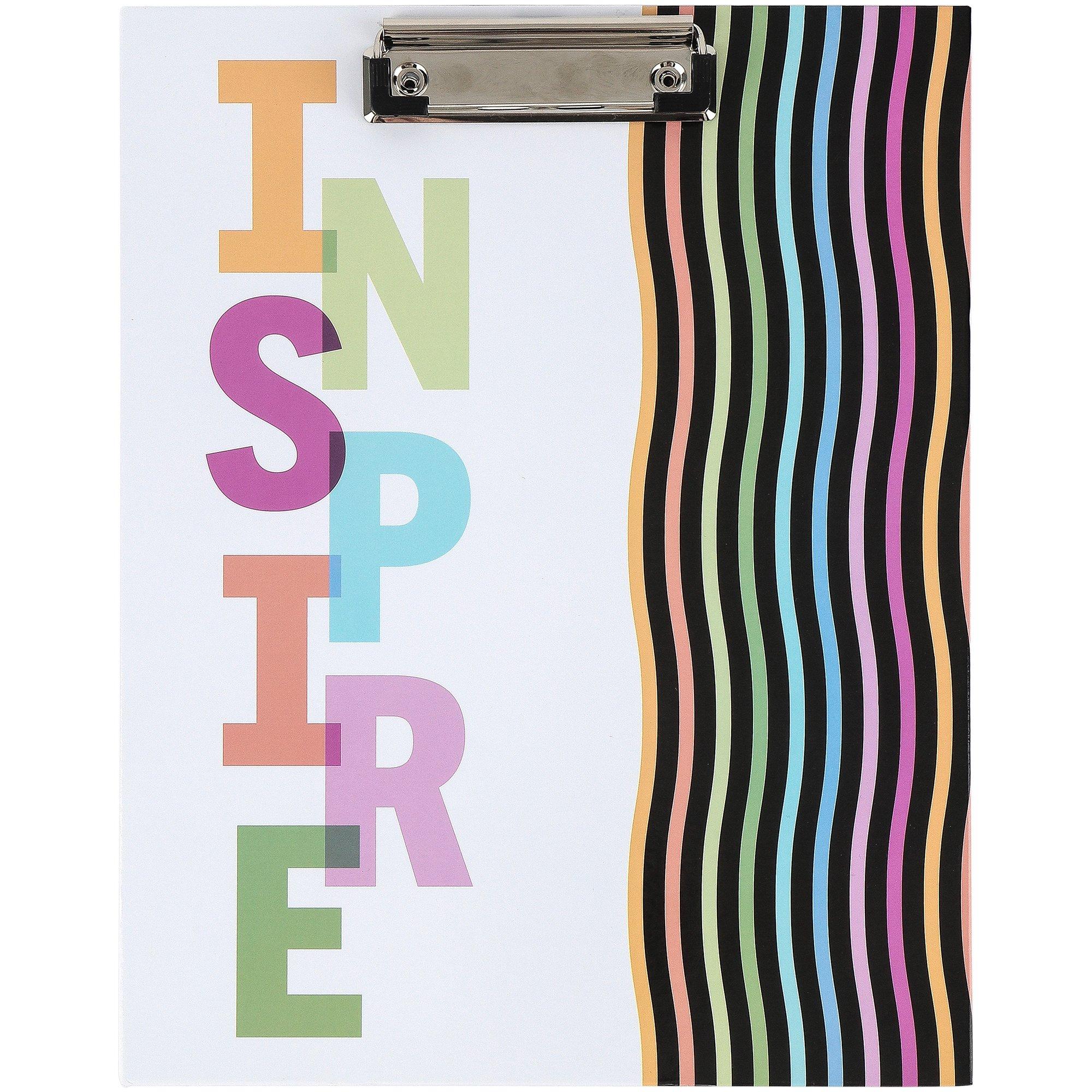 School shop color burst clipboard with notepad 80 pages mardel