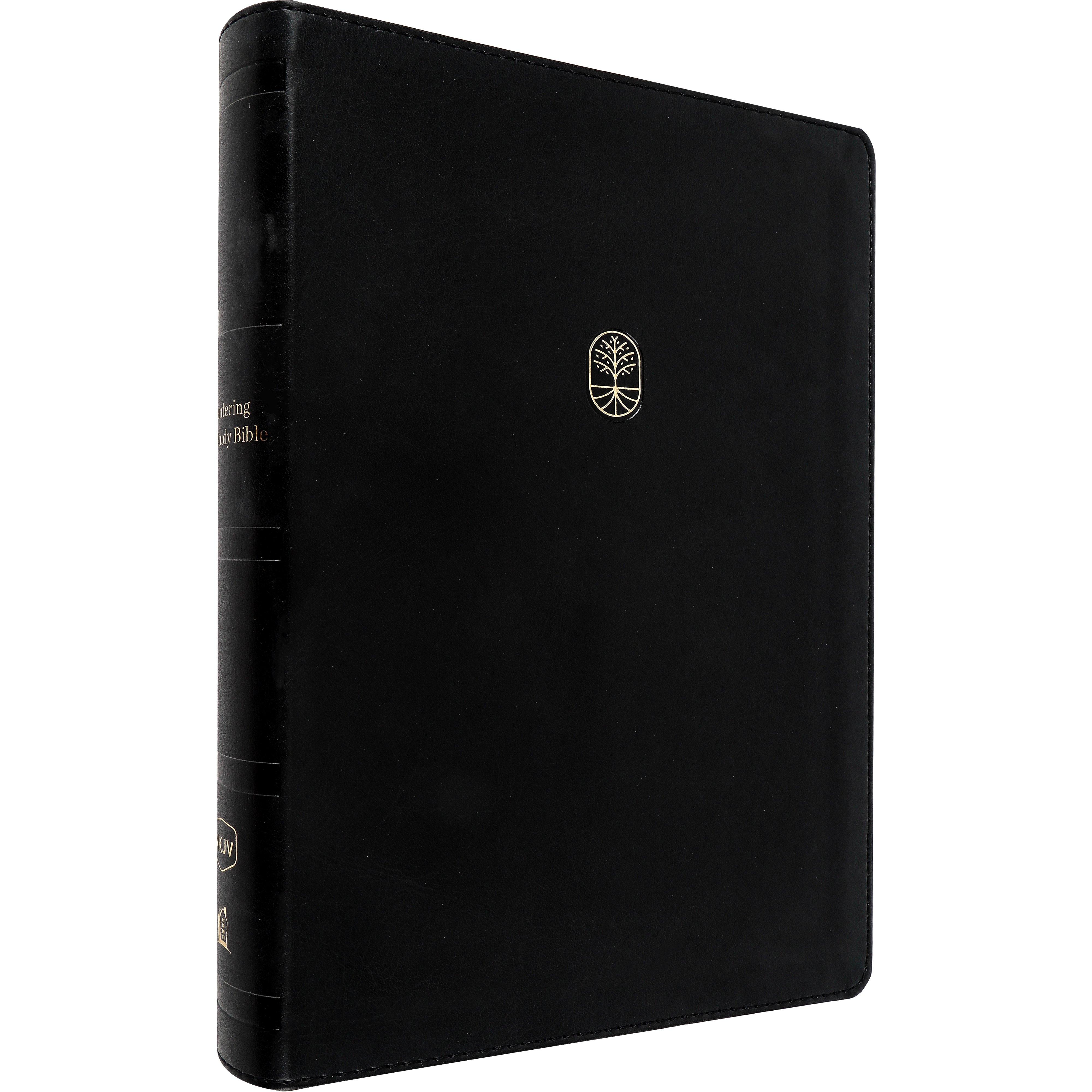 NKJV, Encountering God Study Bible, Imitation Leather, Black