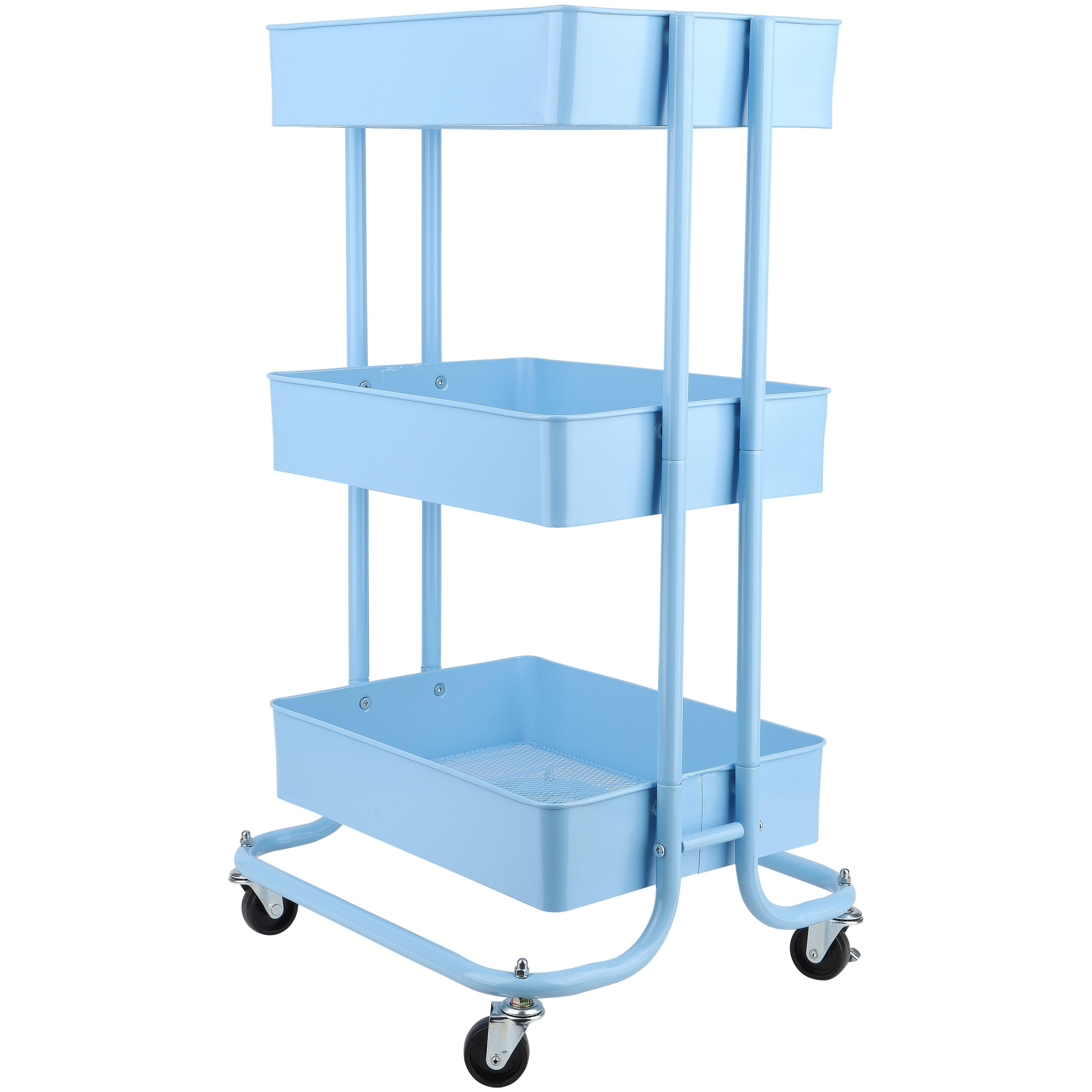 美品　DUENDE Marge Shelf 3 School Shop Daydreamer 3-Tier Mobile Organizing Rolling Utility