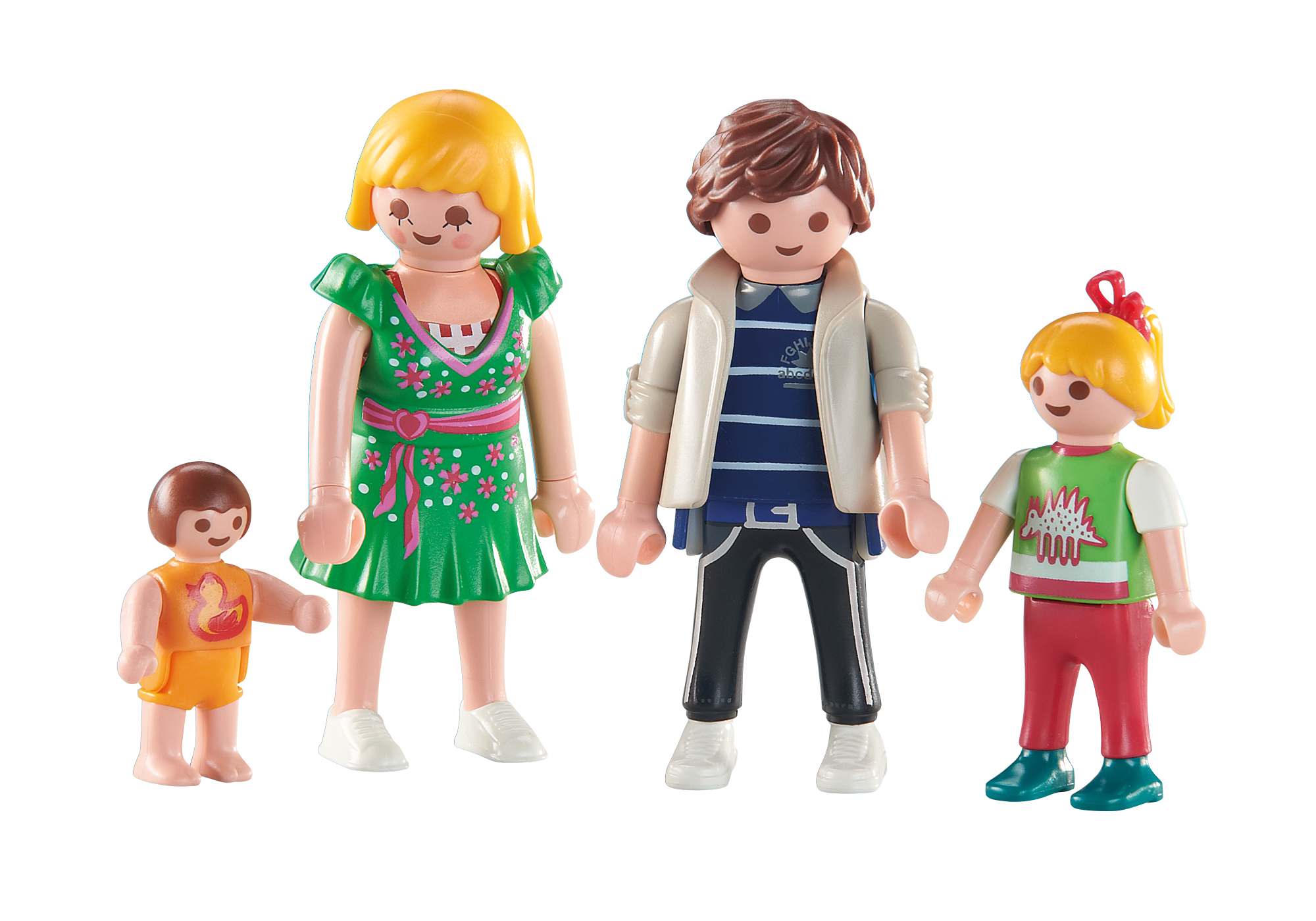 Begleite die fröhliche Familie Hauser zuhause