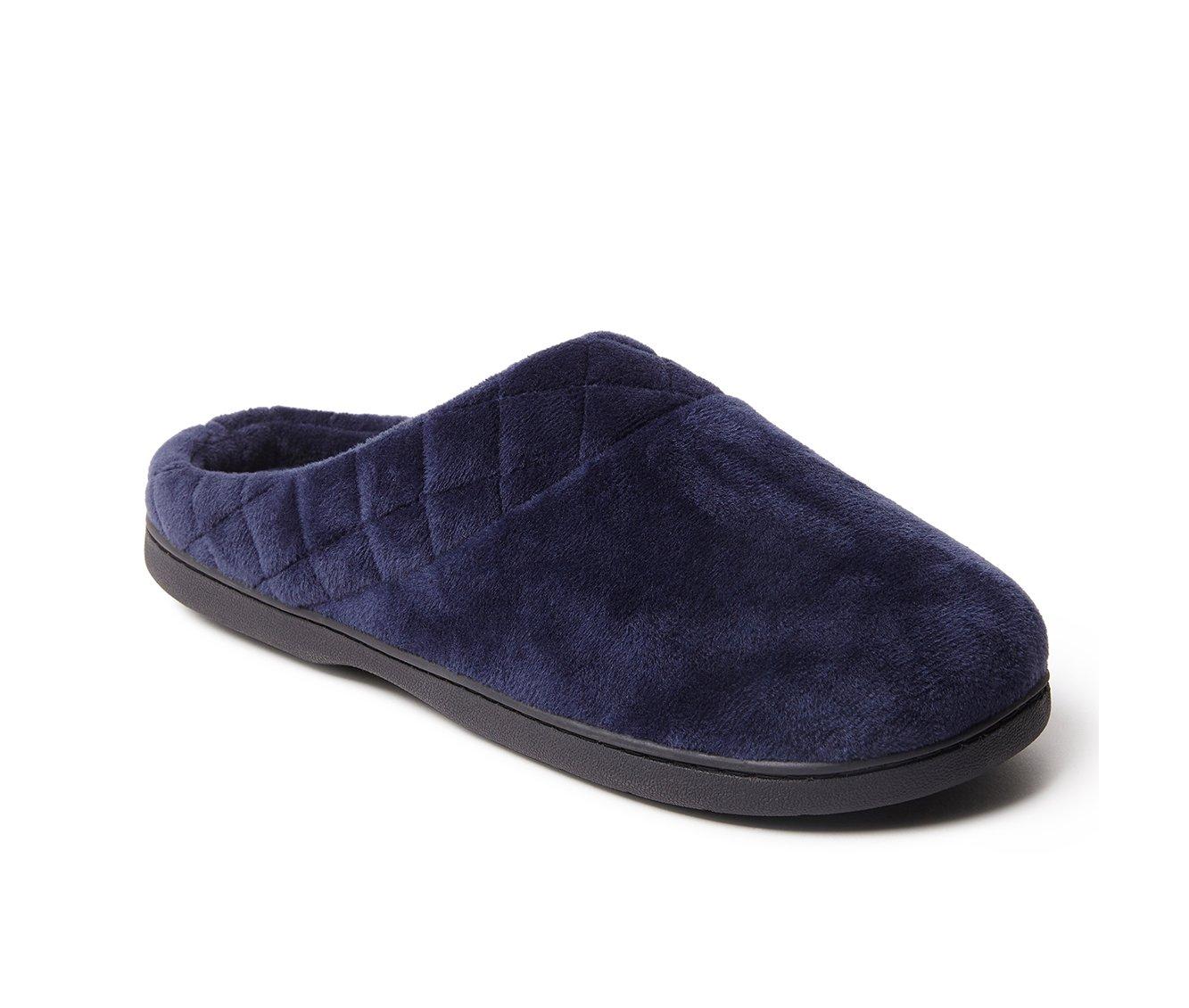 Dearfoams Darcy Velour Clog with Quilt Cuff Slippers